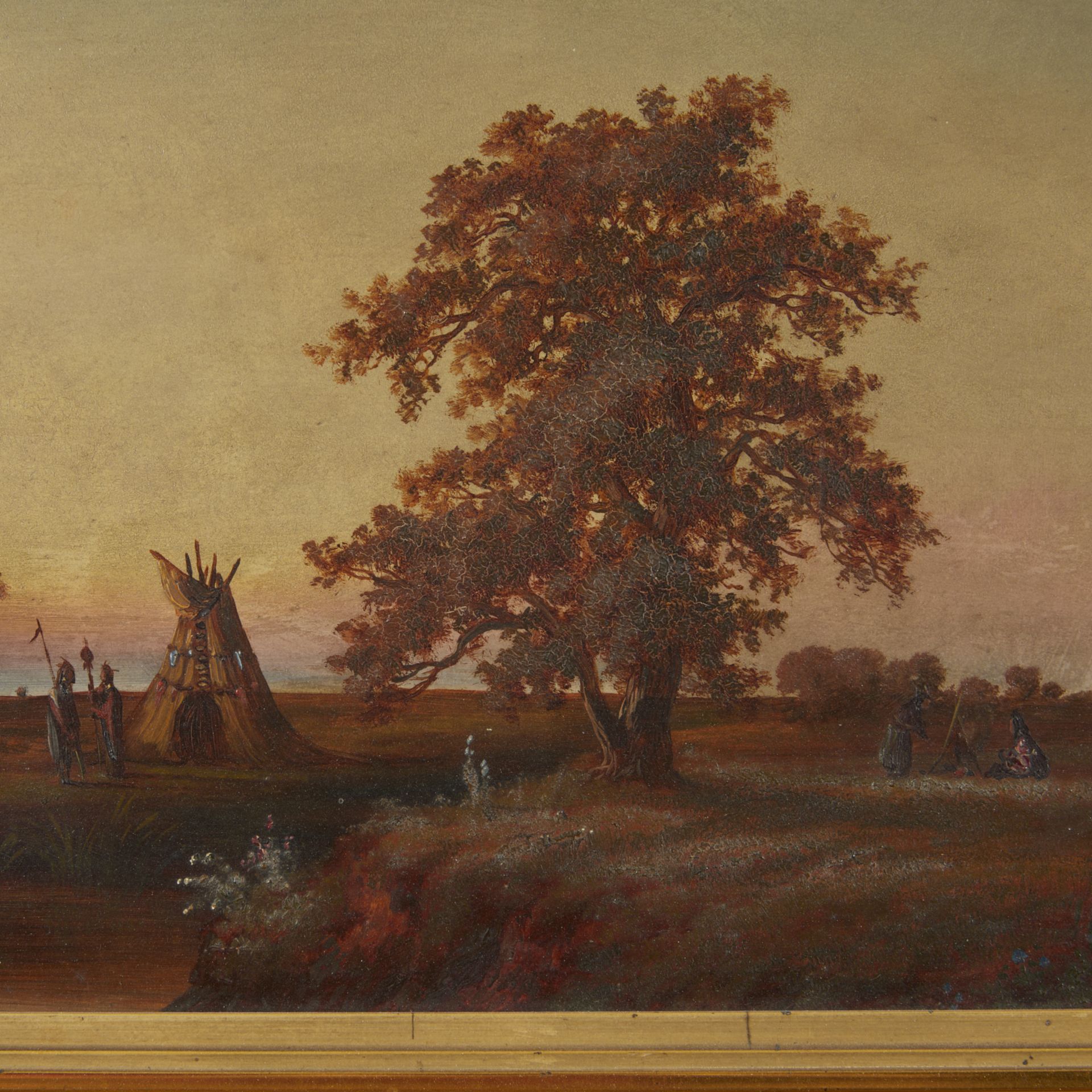 Poss. Alexander Loemans Landscape Painting - Image 4 of 7