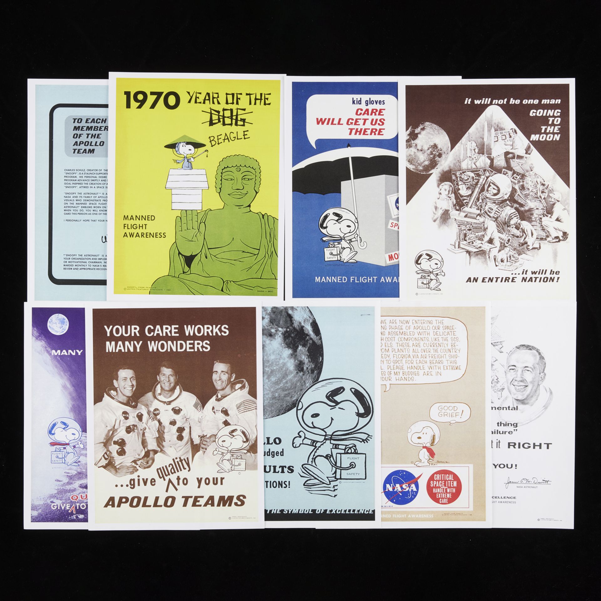 28 Peanuts NASA & Space Age Posters - Bild 19 aus 19