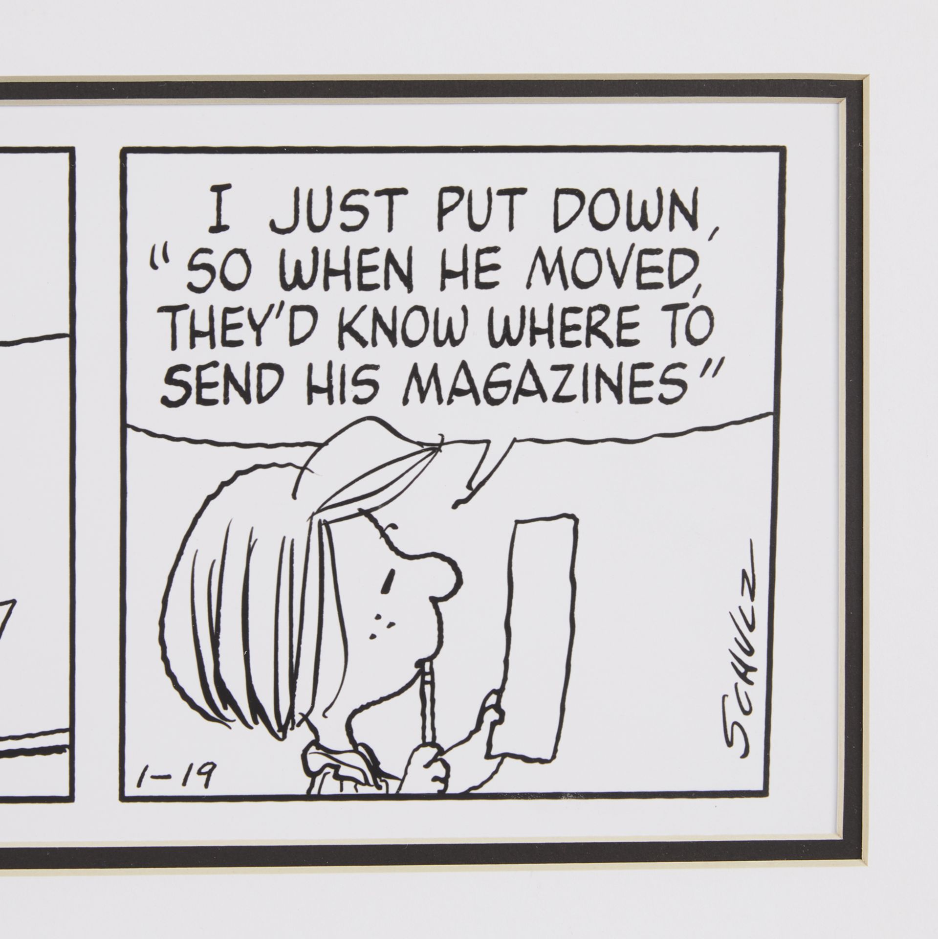 Peanuts Comic Strip Lithograph January 19, 1983 - Bild 7 aus 9