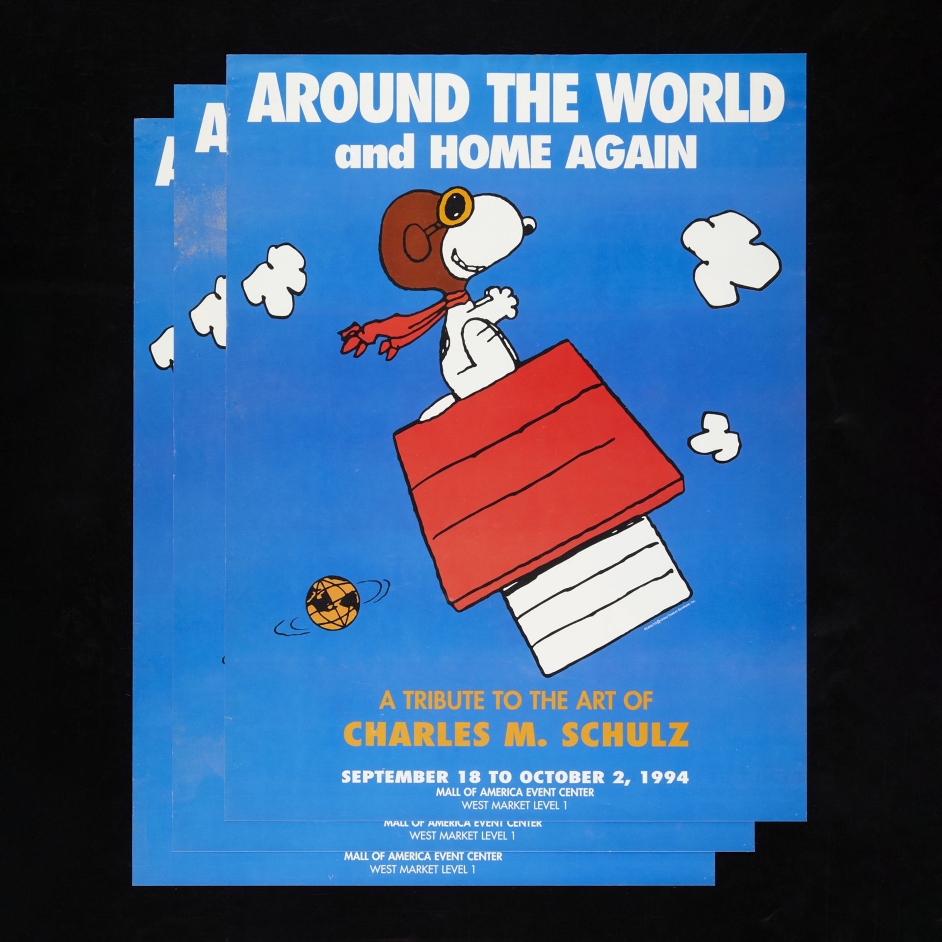 17 Charles Schulz Tribute Exhibition Posters - Image 3 of 8
