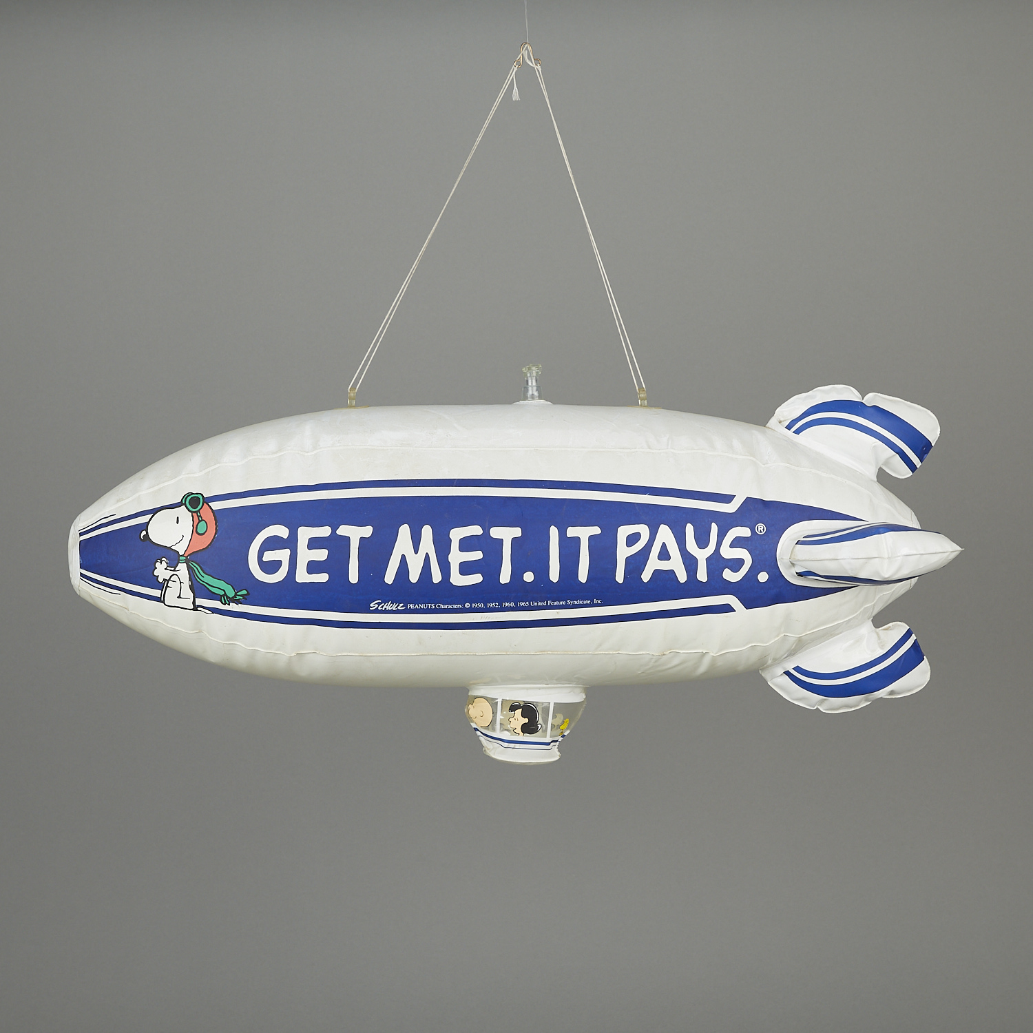 Peanuts MetLife Blow-up Toy Blimp