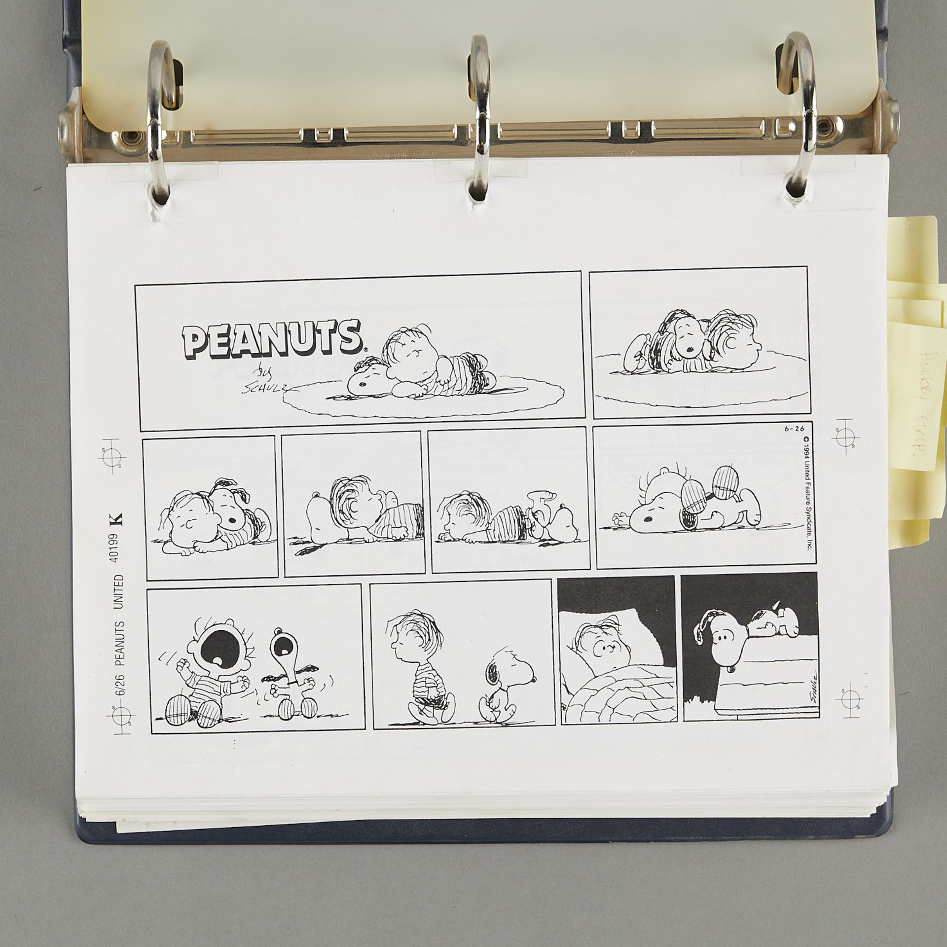 4 Peanuts Binders - Comics & Character Portfolio - Bild 8 aus 22