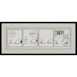 Charles Schulz Original Woodstock & Snoopy Comic