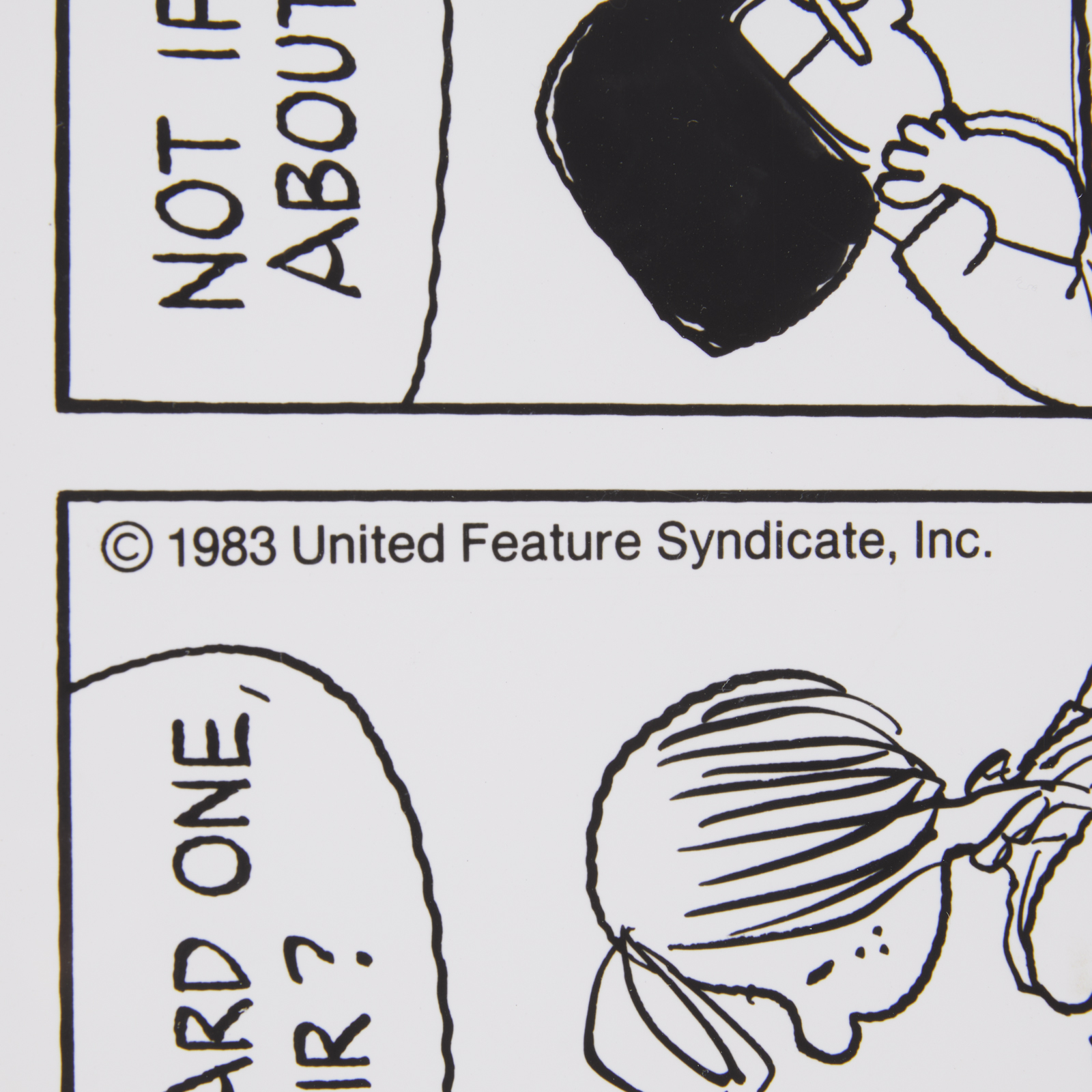 Peanuts Comic Strip Lithograph January 19, 1983 - Image 8 of 9