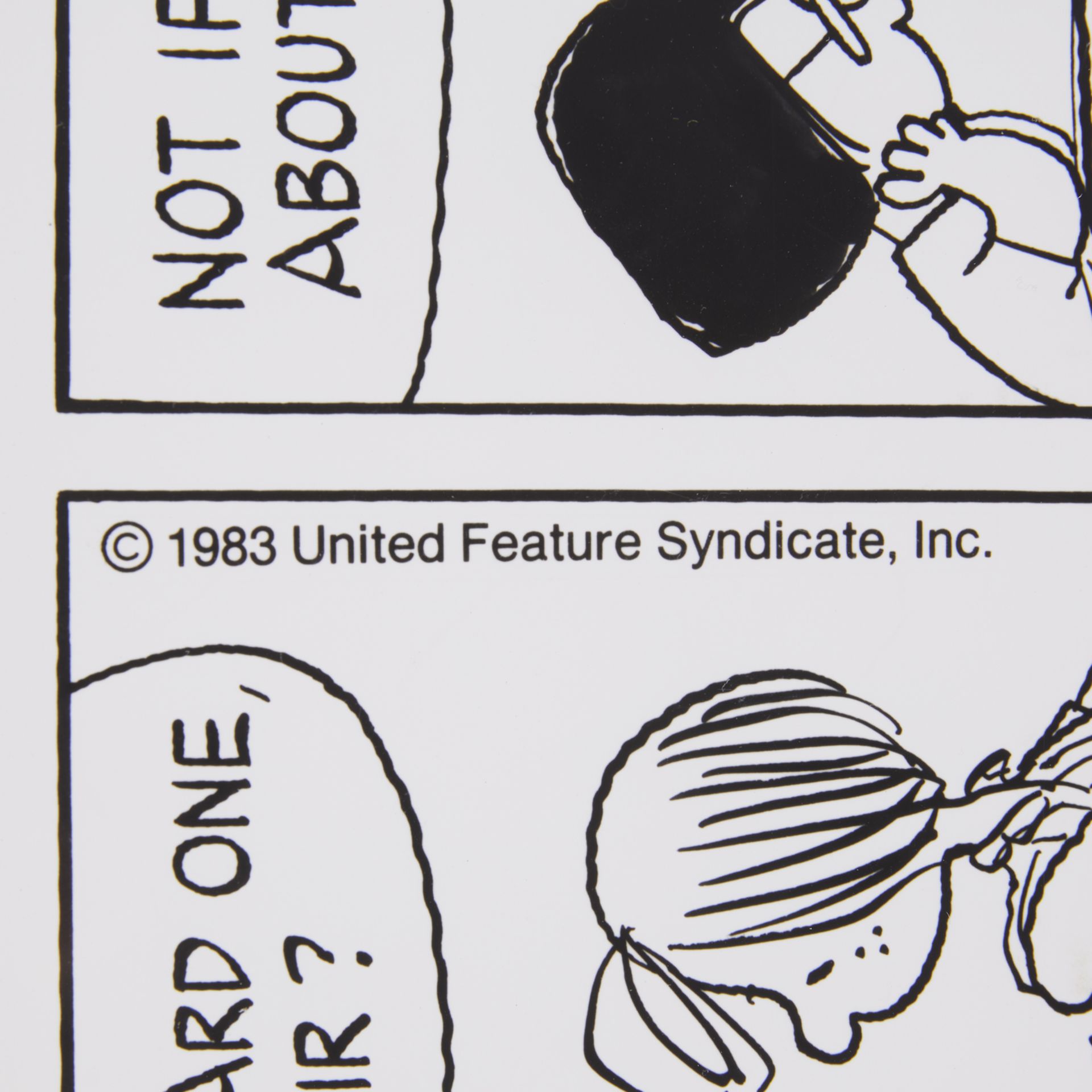 Peanuts Comic Strip Lithograph January 19, 1983 - Bild 8 aus 9