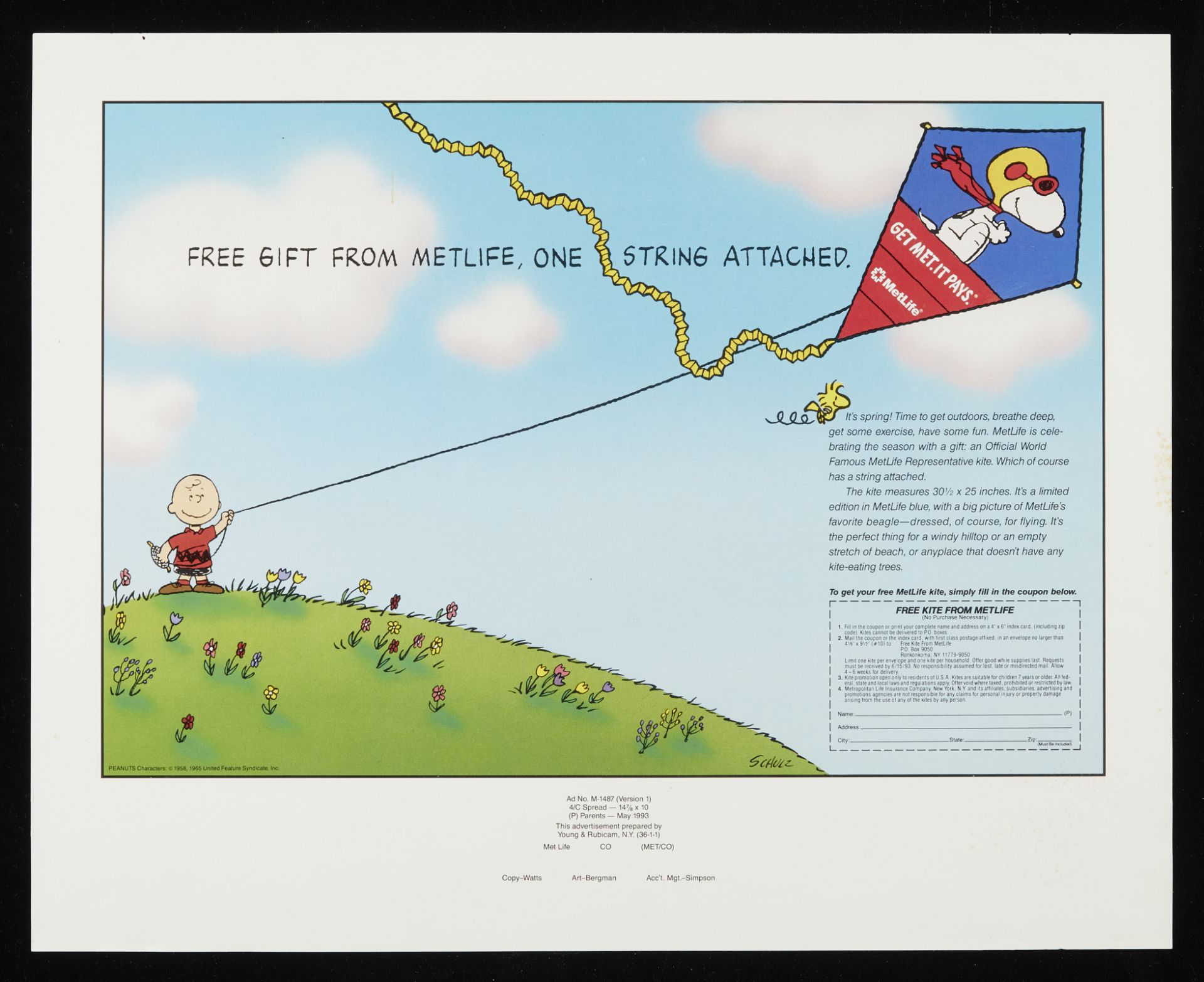 6 MetLife & Peanuts Posters - Image 5 of 7