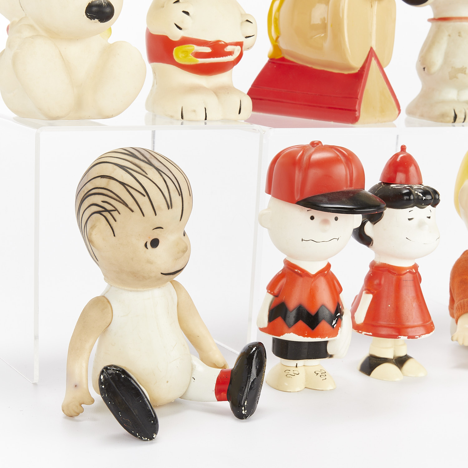 8 Vintage Rubber & Plastic Peanuts Toys - Image 5 of 8