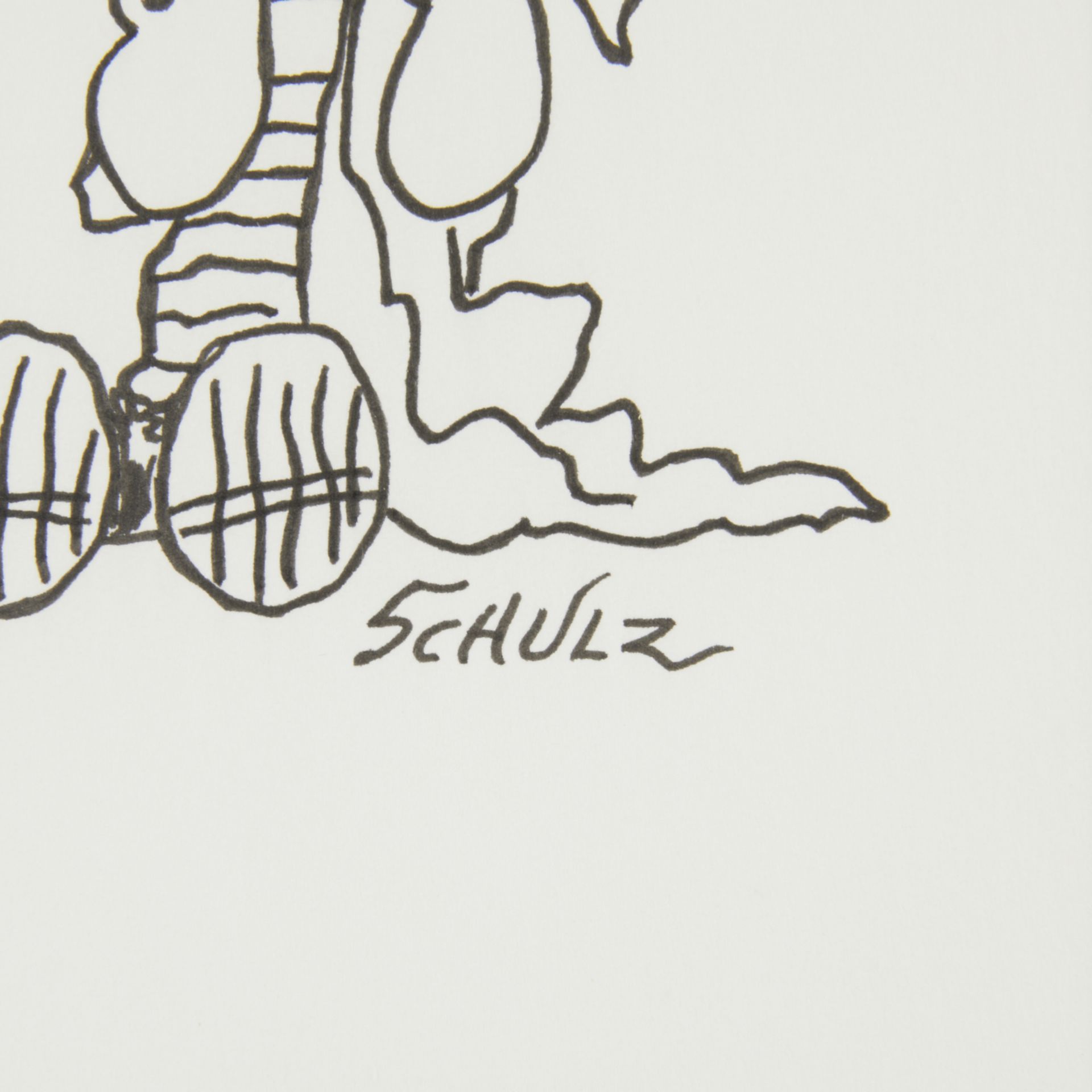Charles Schulz Original Ink Drawing of Linus - Image 2 of 6