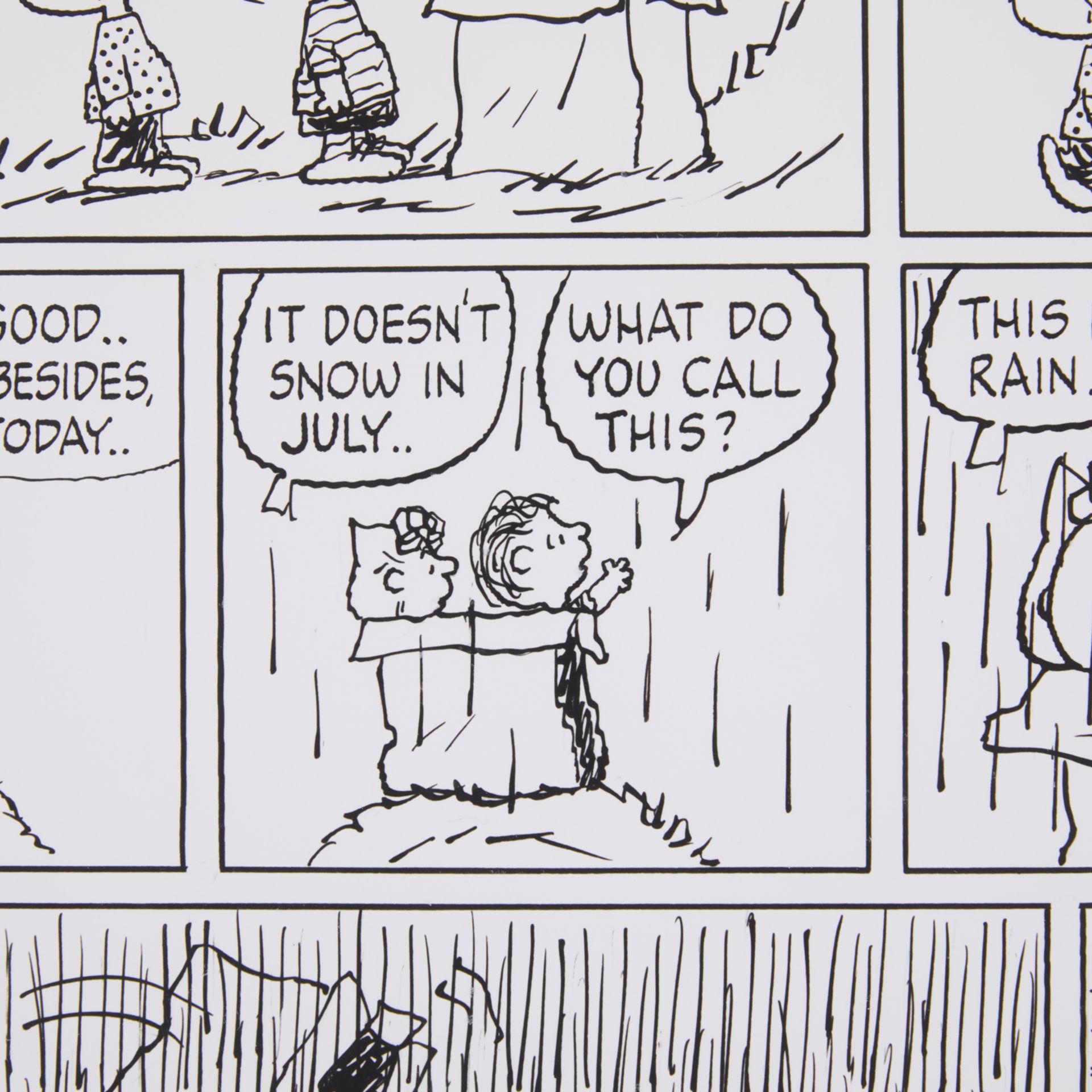Peanuts Comic Strip Lithograph July 26, 1992 - Bild 6 aus 7