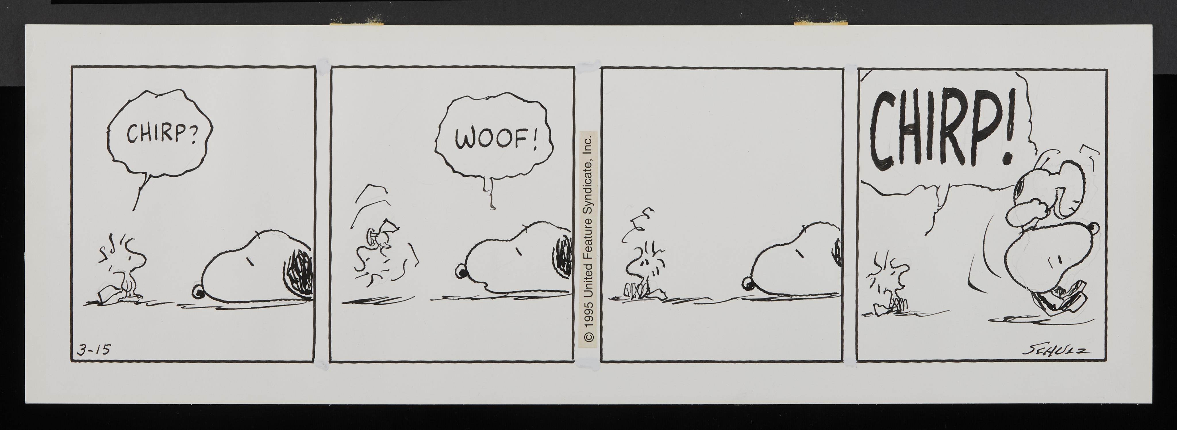 Charles Schulz Original Woodstock & Snoopy Comic - Bild 4 aus 11