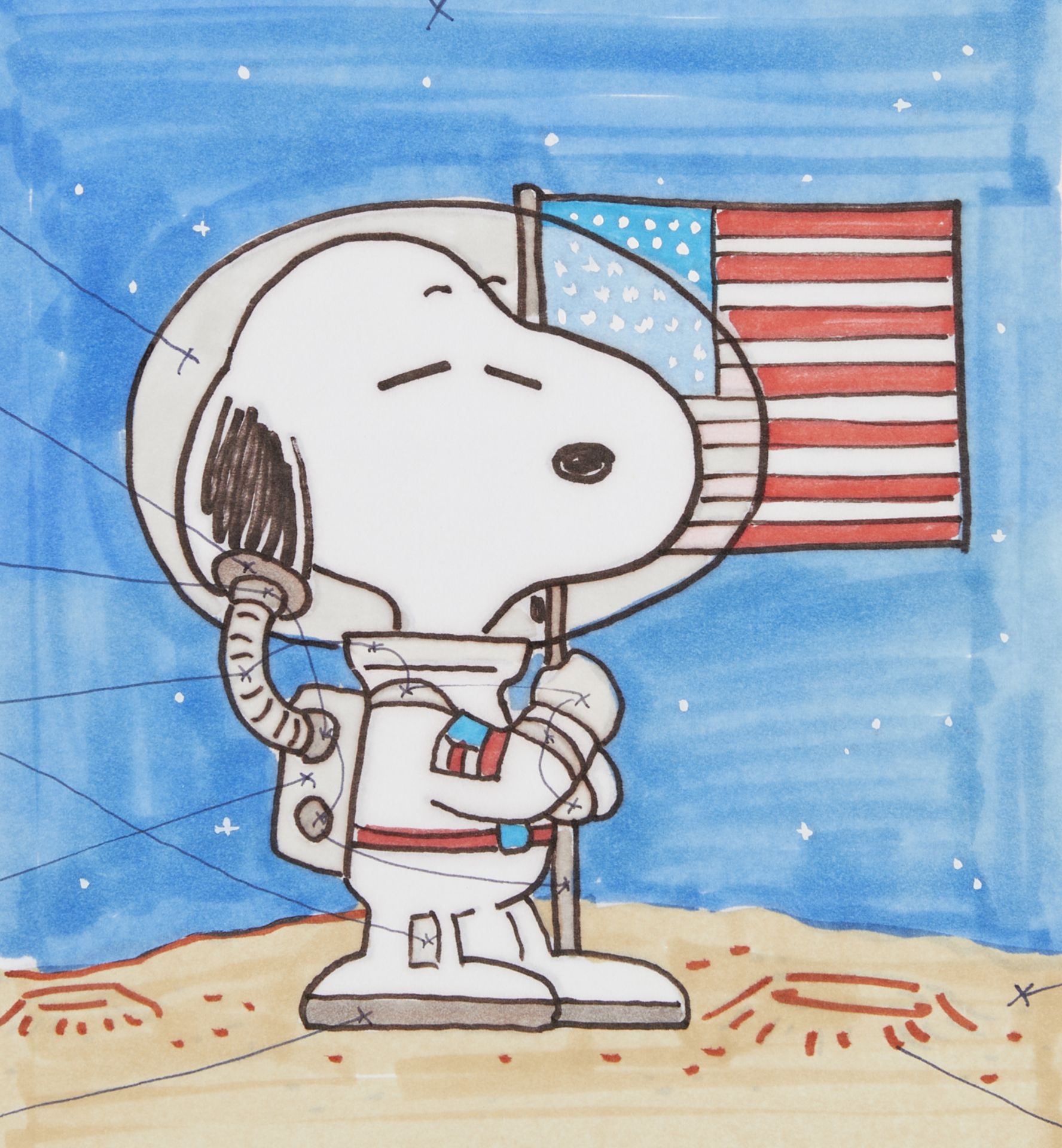 Peter Lo Bianco Astronaut Snoopy Concept Artwork - Bild 2 aus 10