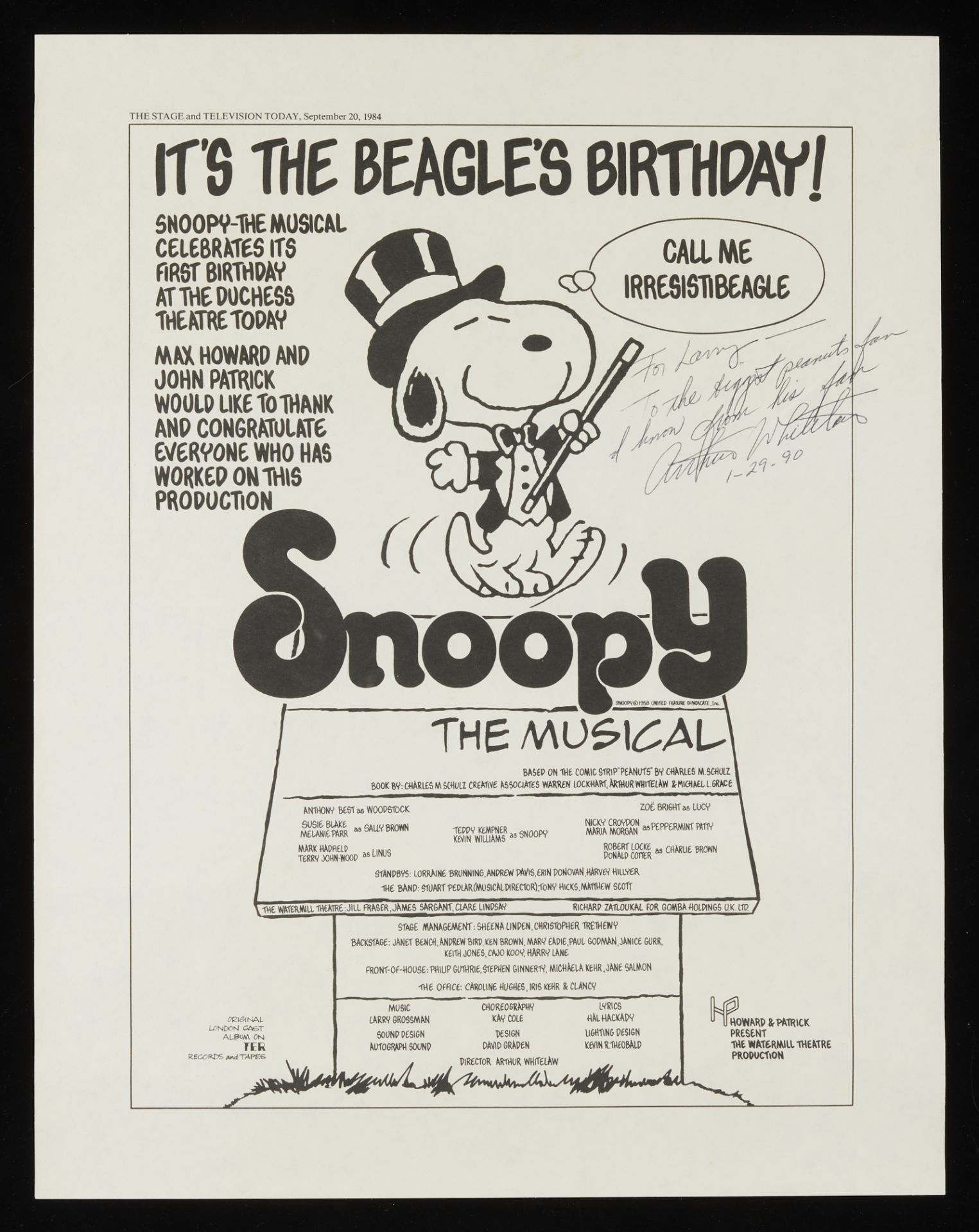 6 Misc. Snoopy & Peanuts Posters - Bild 2 aus 7