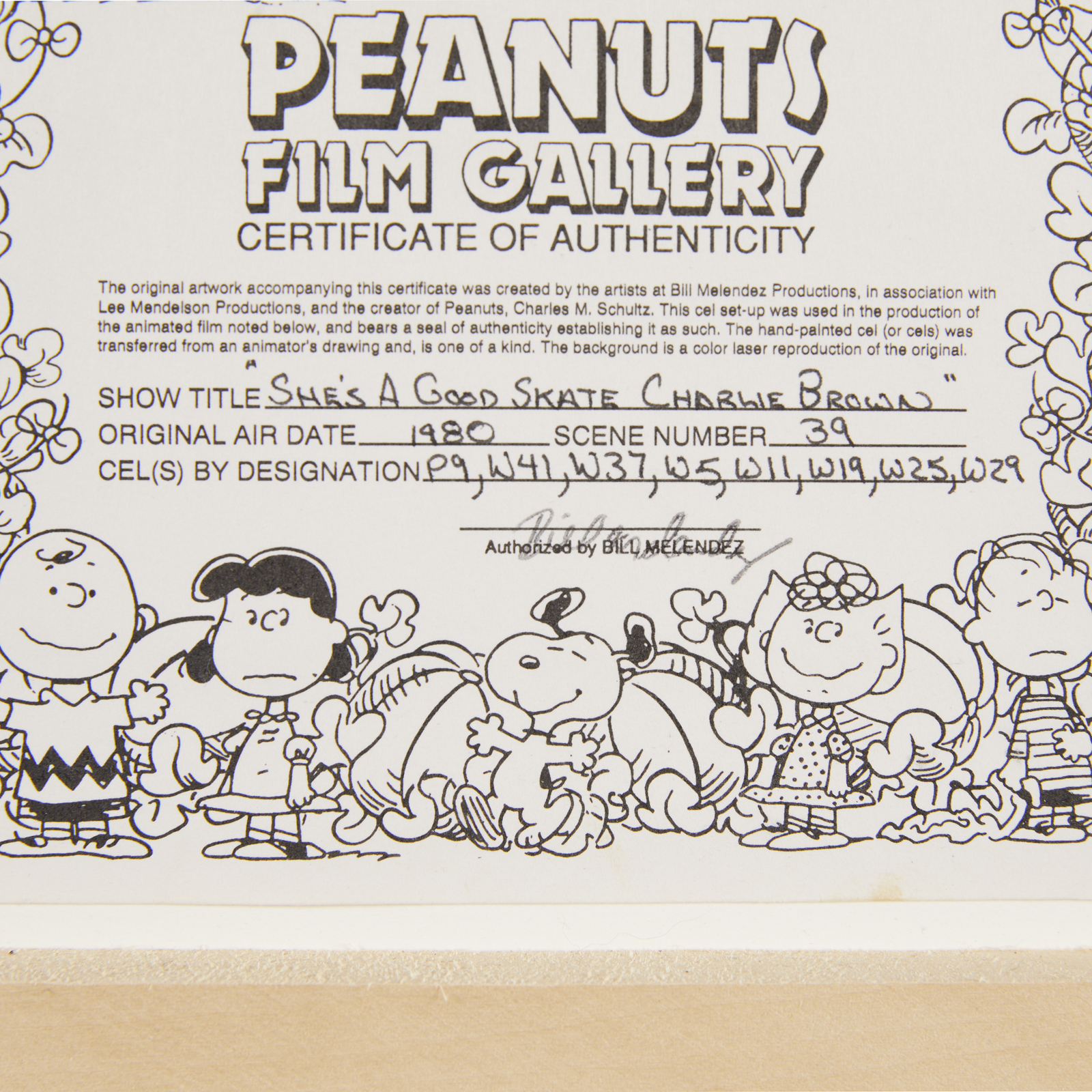 Original Peanuts Animation Cel 1980 - Image 10 of 10