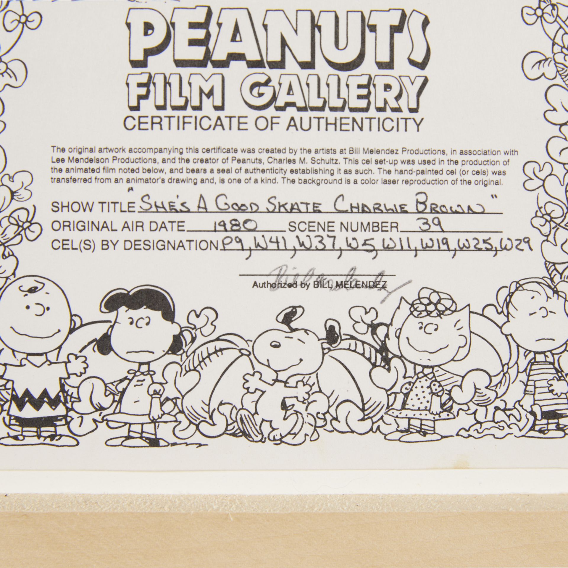 Original Peanuts Animation Cel 1980 - Image 10 of 10