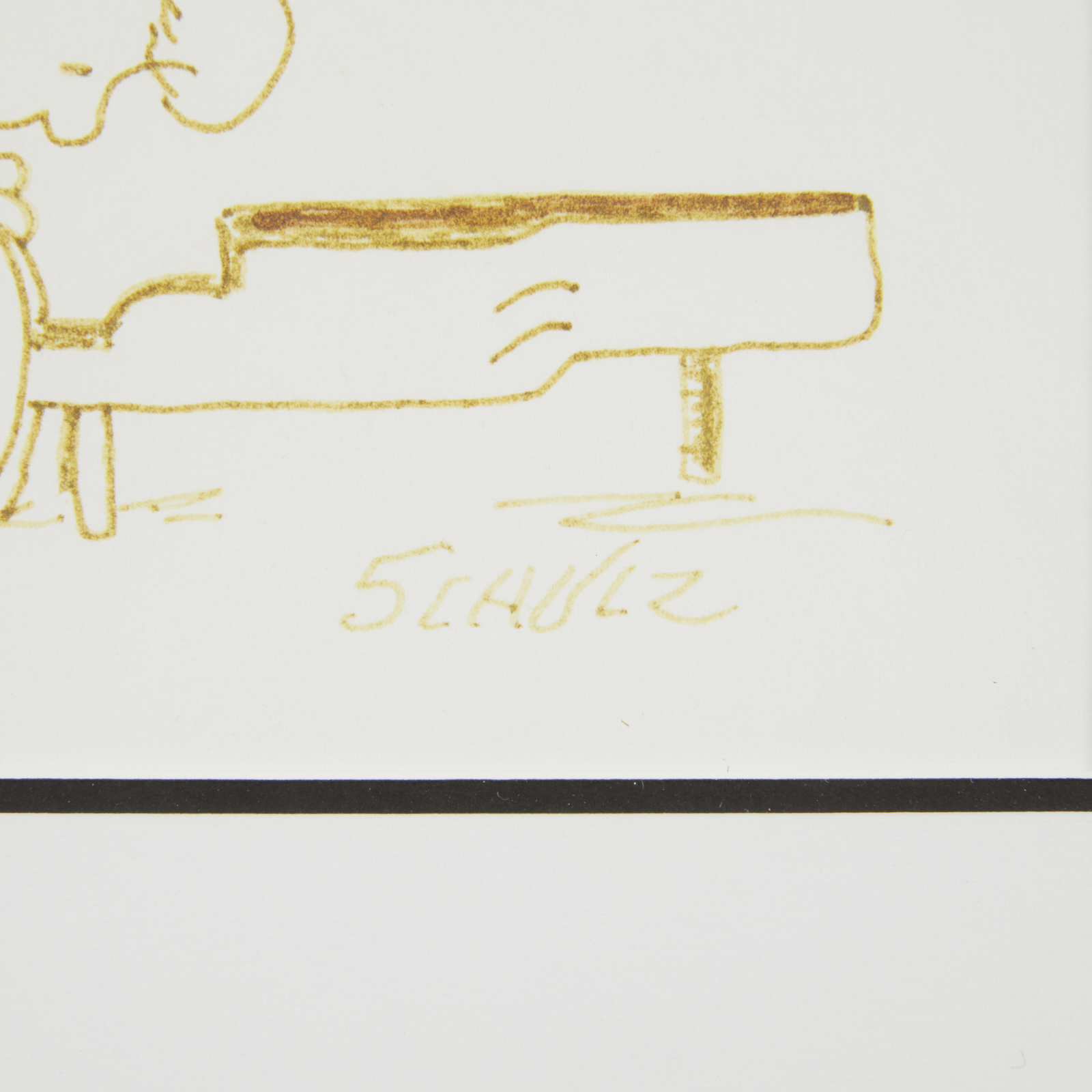 Charles Schulz Original Drawing Schroeder - Bild 2 aus 5