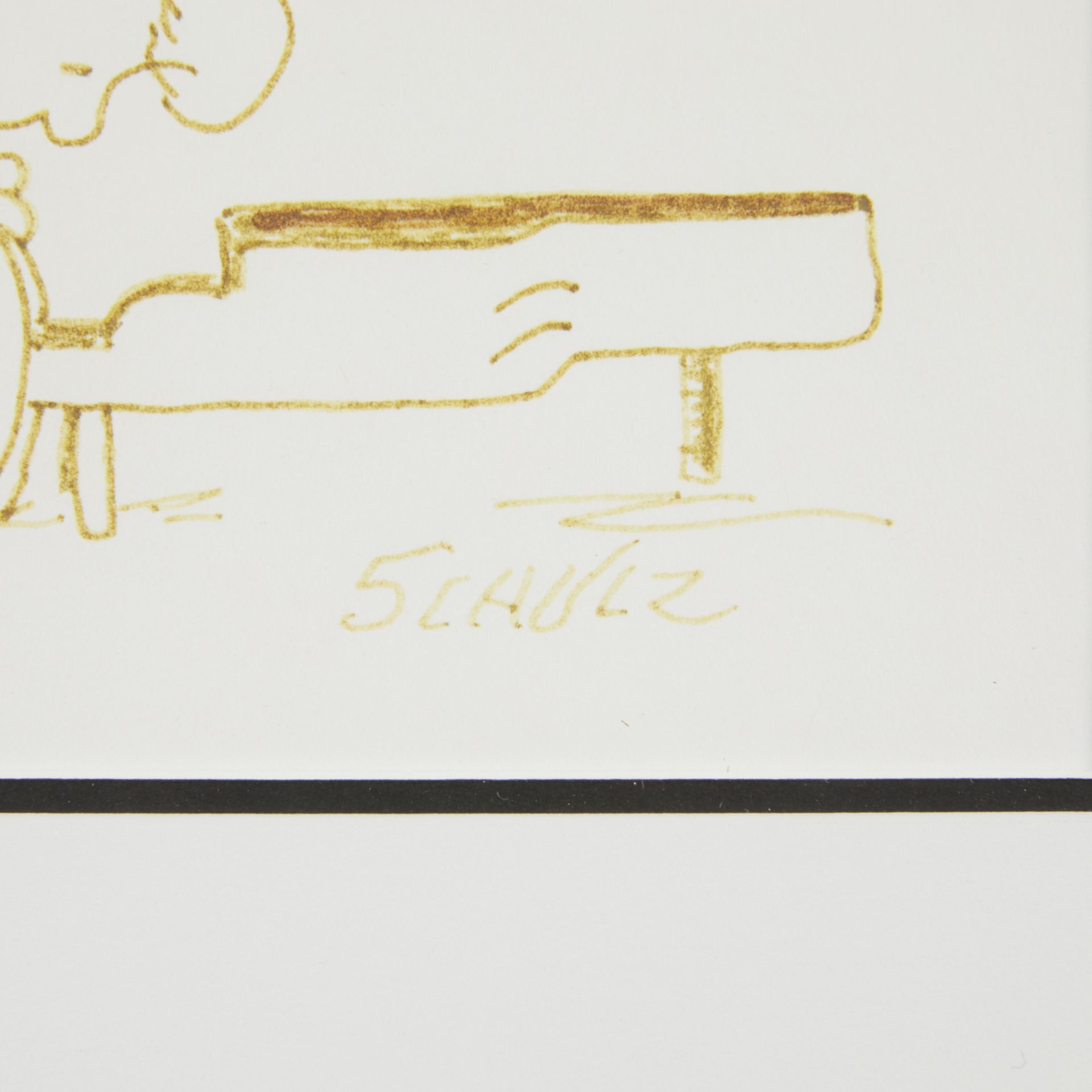 Charles Schulz Original Drawing Schroeder - Image 2 of 5
