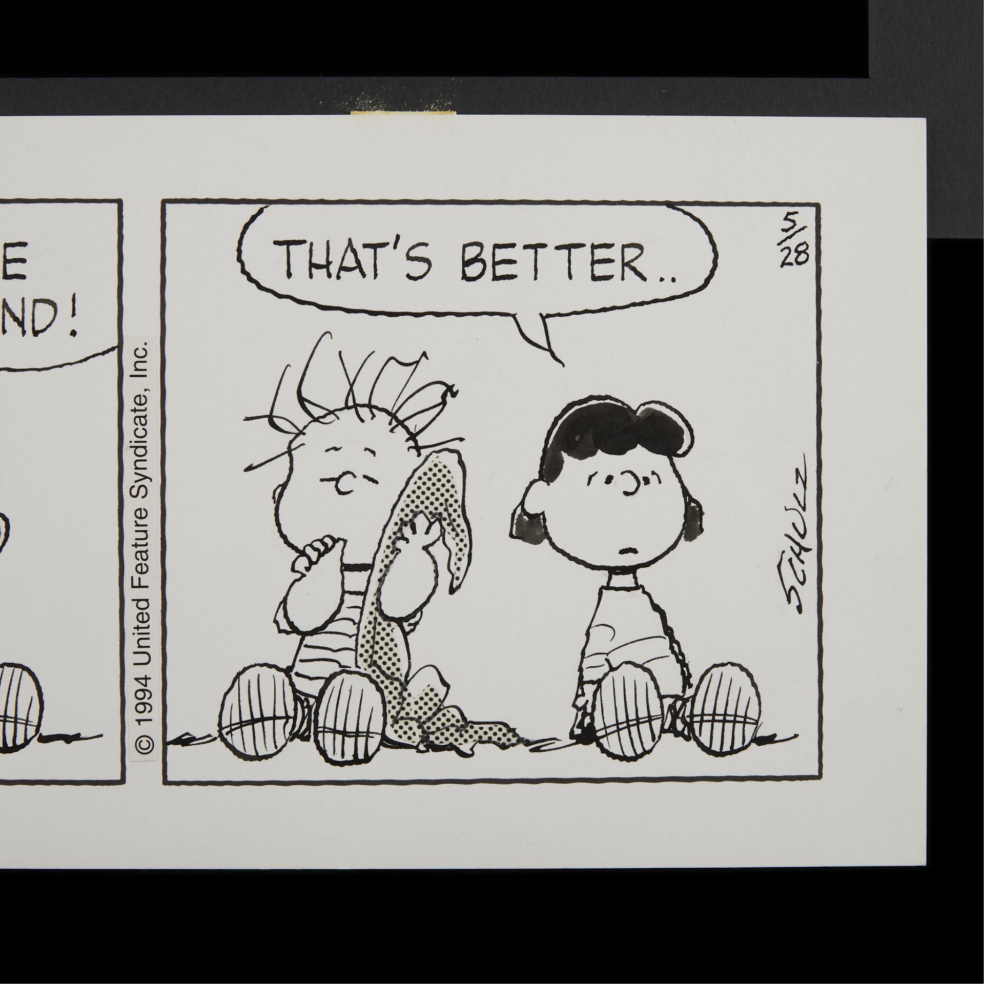 Charles Schulz Original Linus & Lucy Comic - Bild 8 aus 12