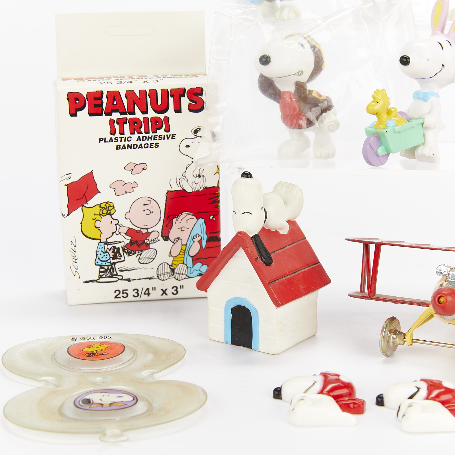 Group of 16 Snoopy Figurines and Bandages - Image 6 of 12
