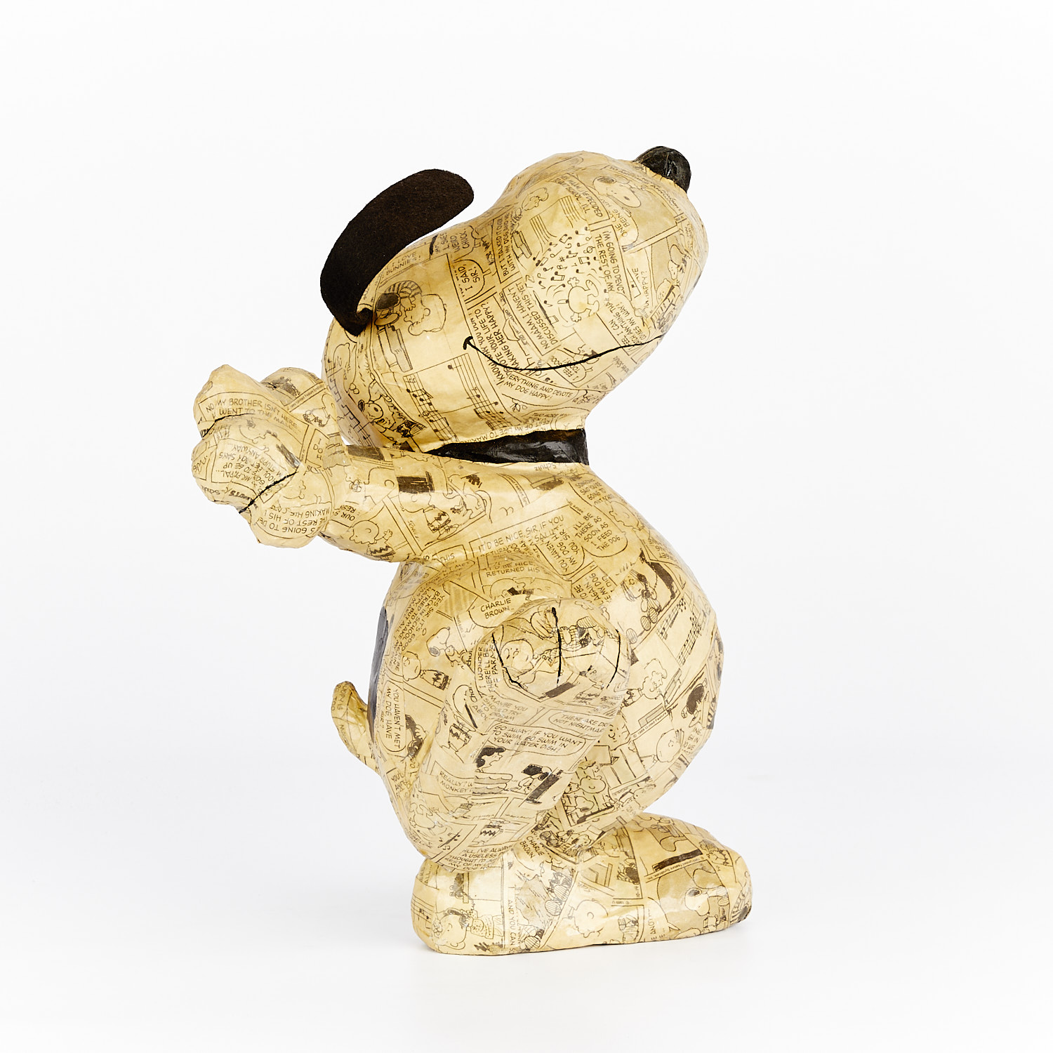 Paper Mache Dancing Snoopy Figure - Image 2 of 11