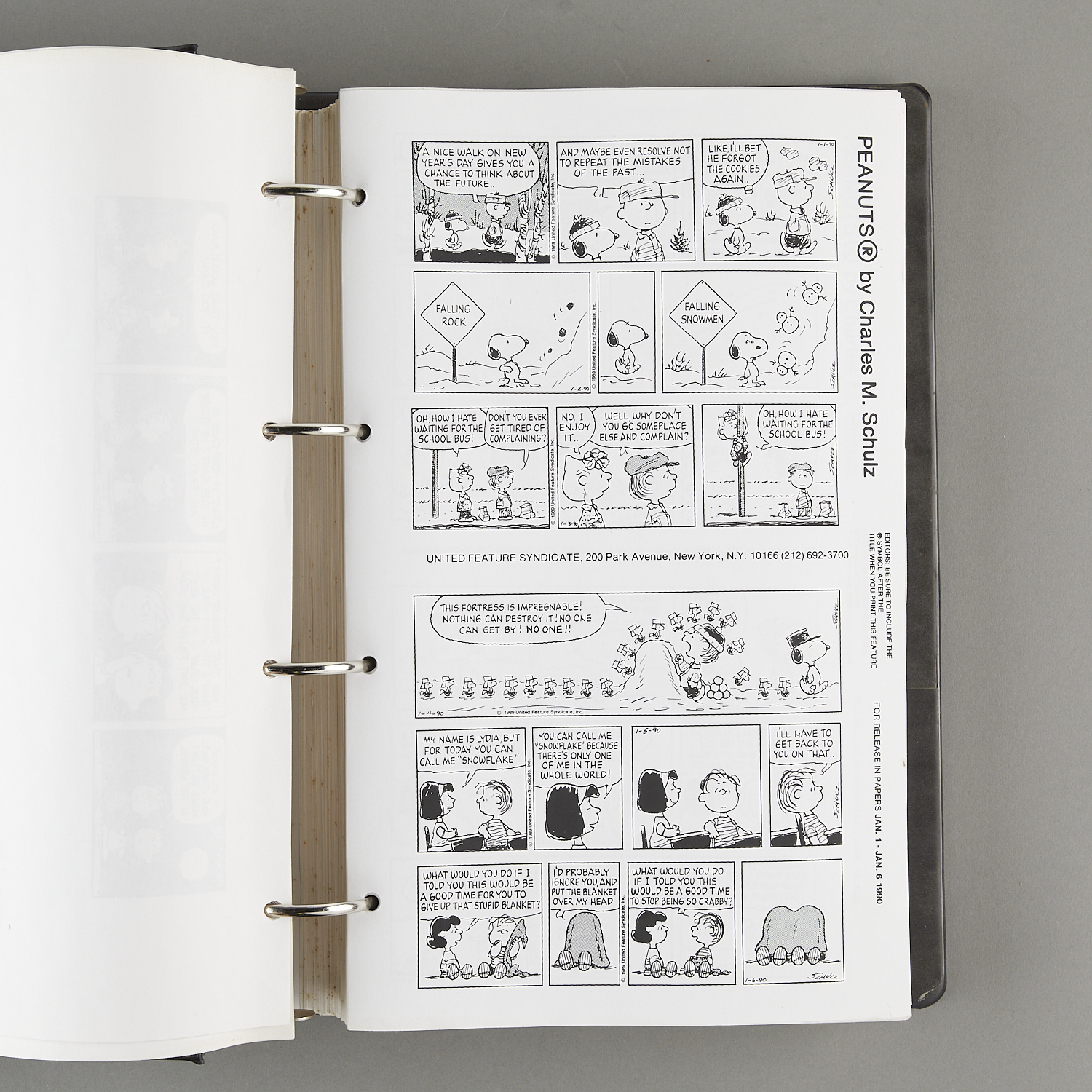 4 Peanuts Binders - Comics & Character Portfolio - Image 15 of 22