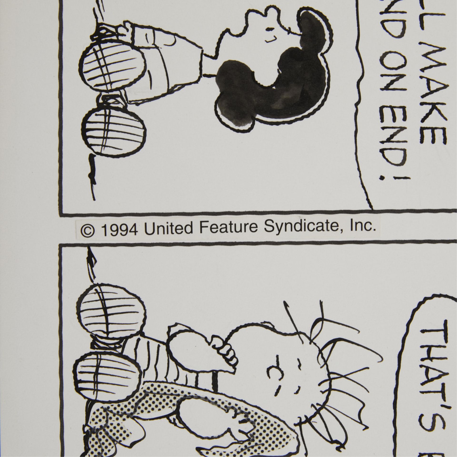 Charles Schulz Original Linus & Lucy Comic - Bild 9 aus 12