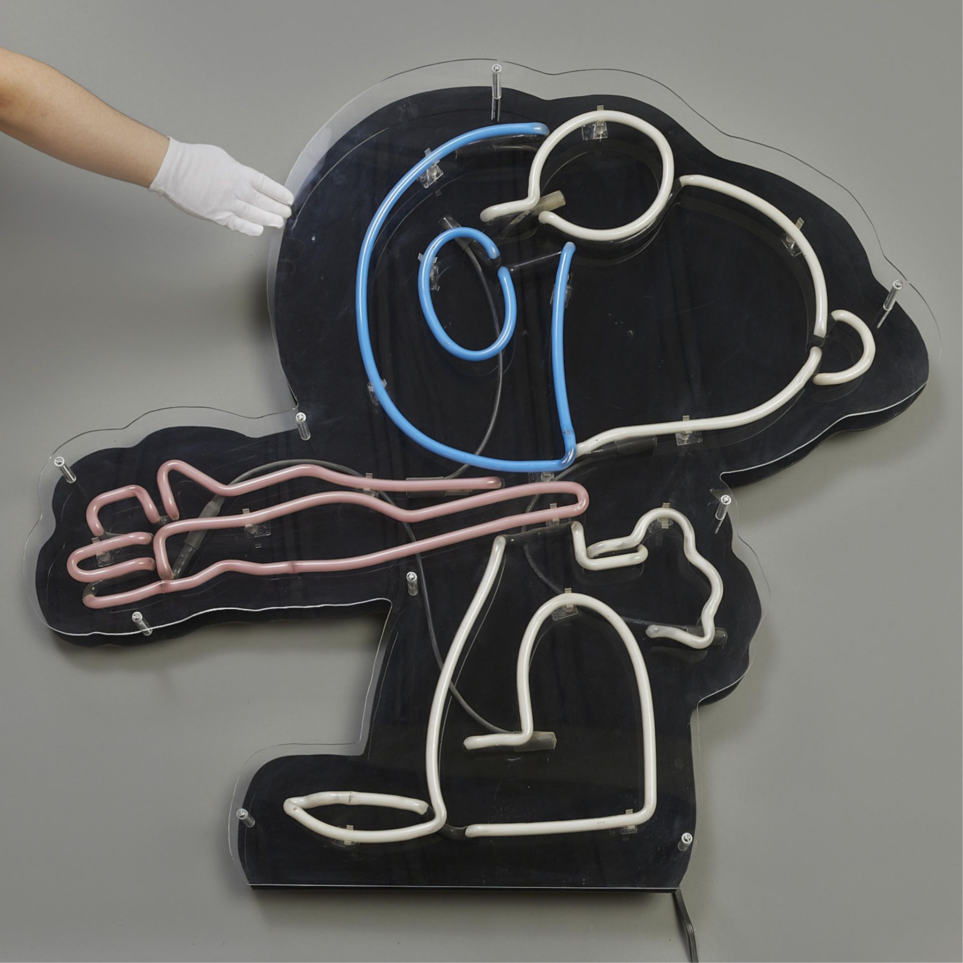 Large Neon Sign of Flying Ace Snoopy - Bild 2 aus 9