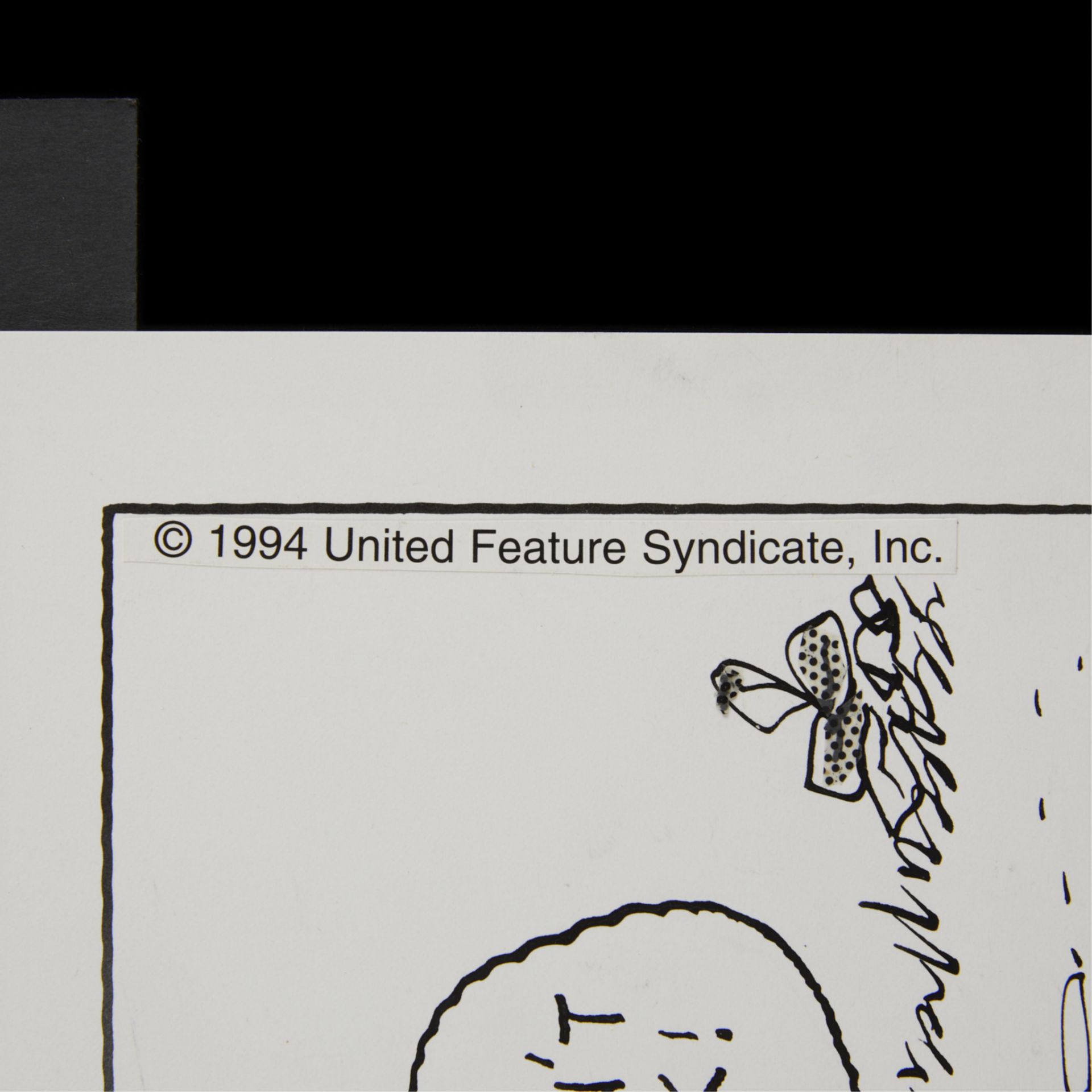 Charles Schulz Original Single Panel Peanuts Comic - Image 8 of 9