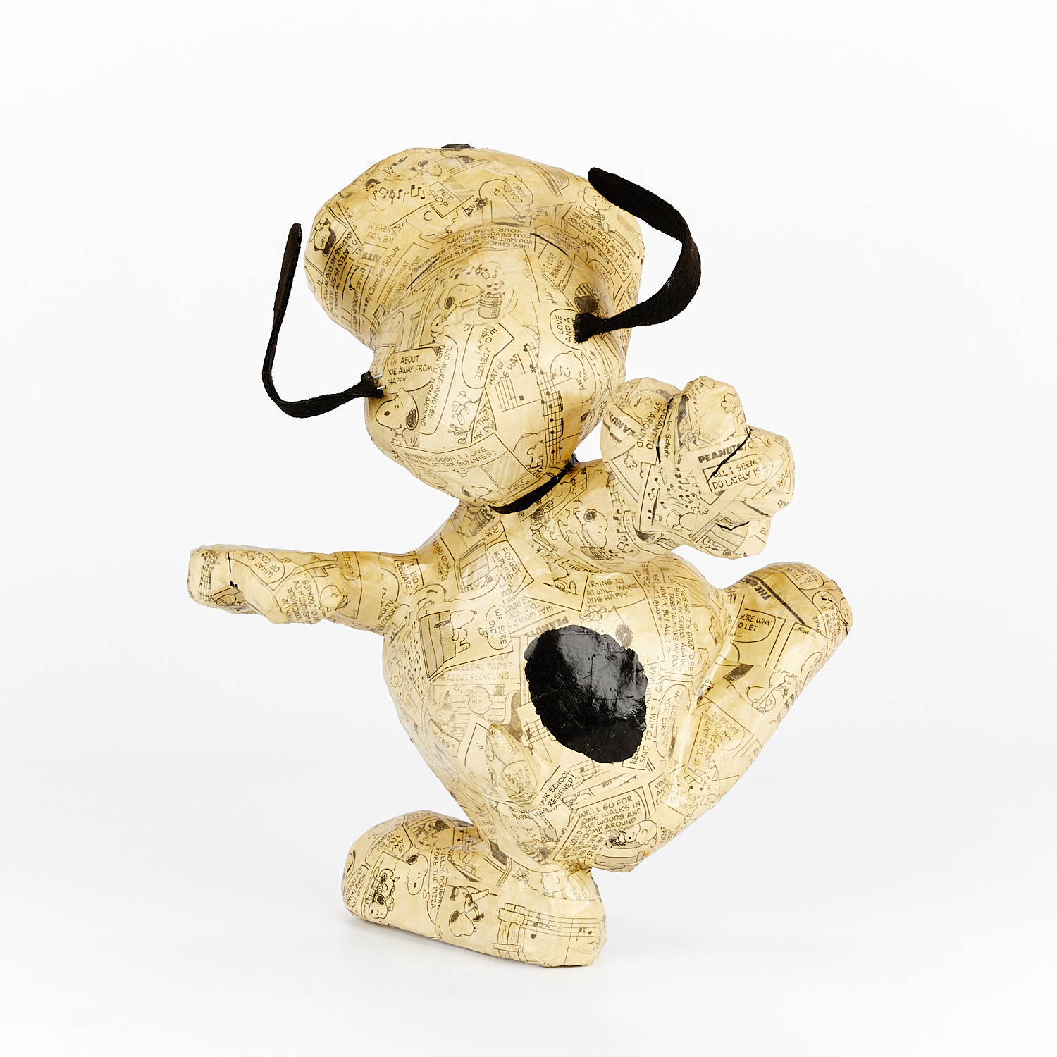 Paper Mache Dancing Snoopy Figure - Image 5 of 11