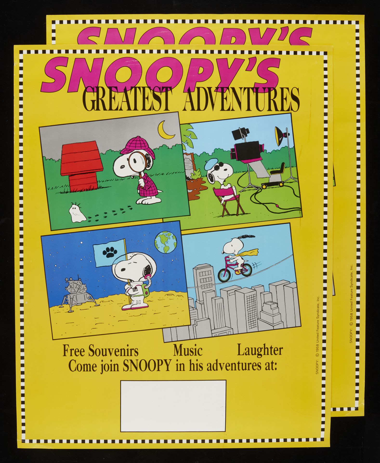 6 Misc. Snoopy & Peanuts Posters - Bild 7 aus 7