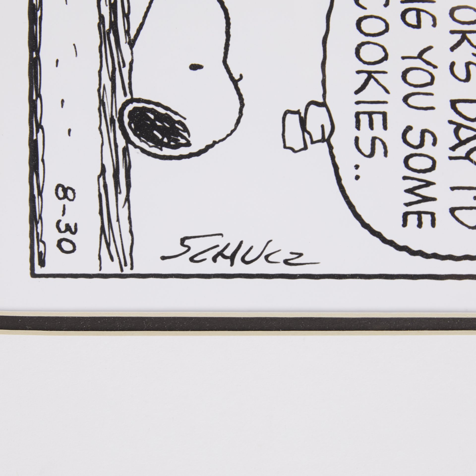 Peanuts Comic Strip Lithograph August 30, 1991 - Bild 2 aus 7