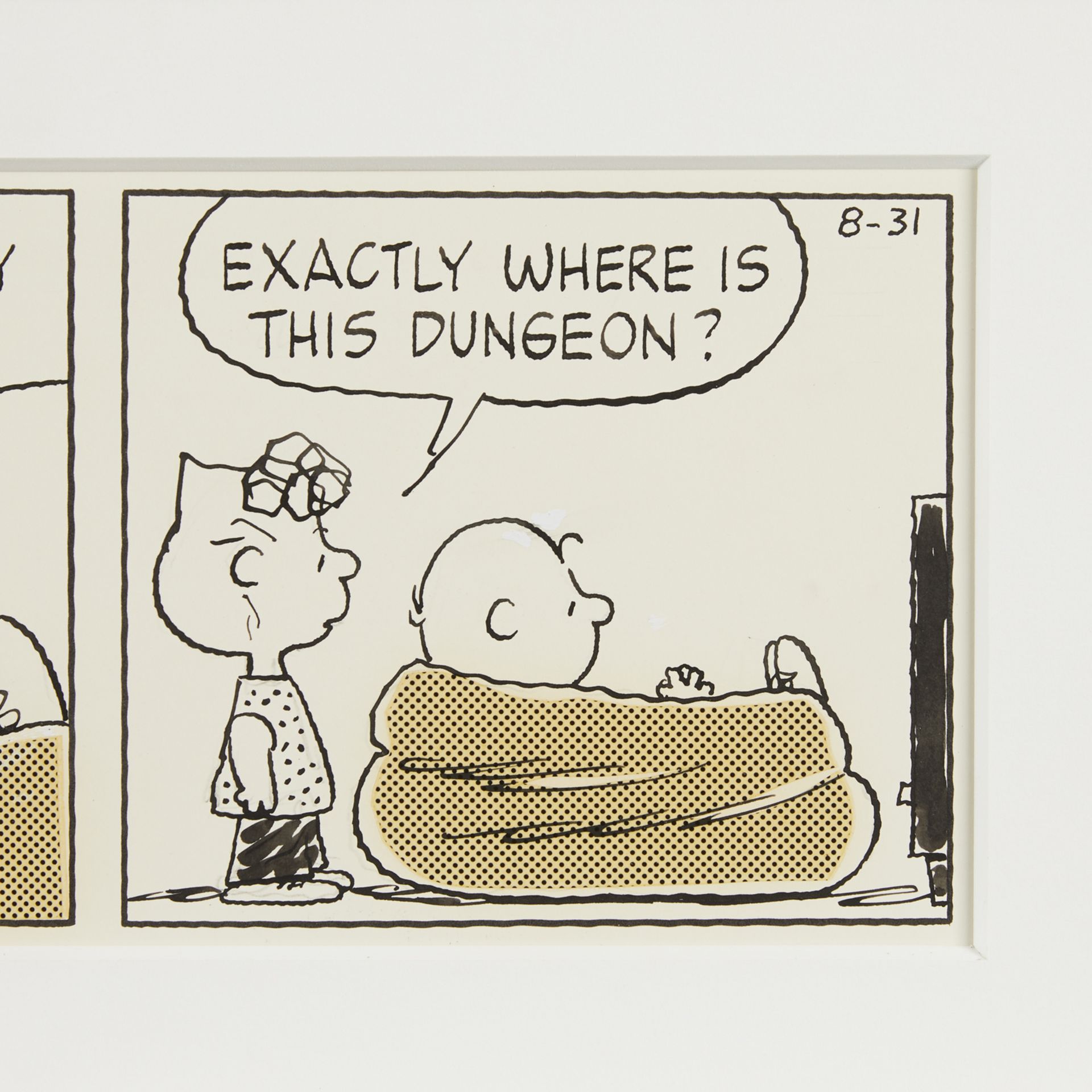 Charles Schulz Original Peanuts Comic Strip 1991 - Image 6 of 9