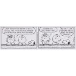 Peanuts Comic Strip Lithograph August 30, 1991