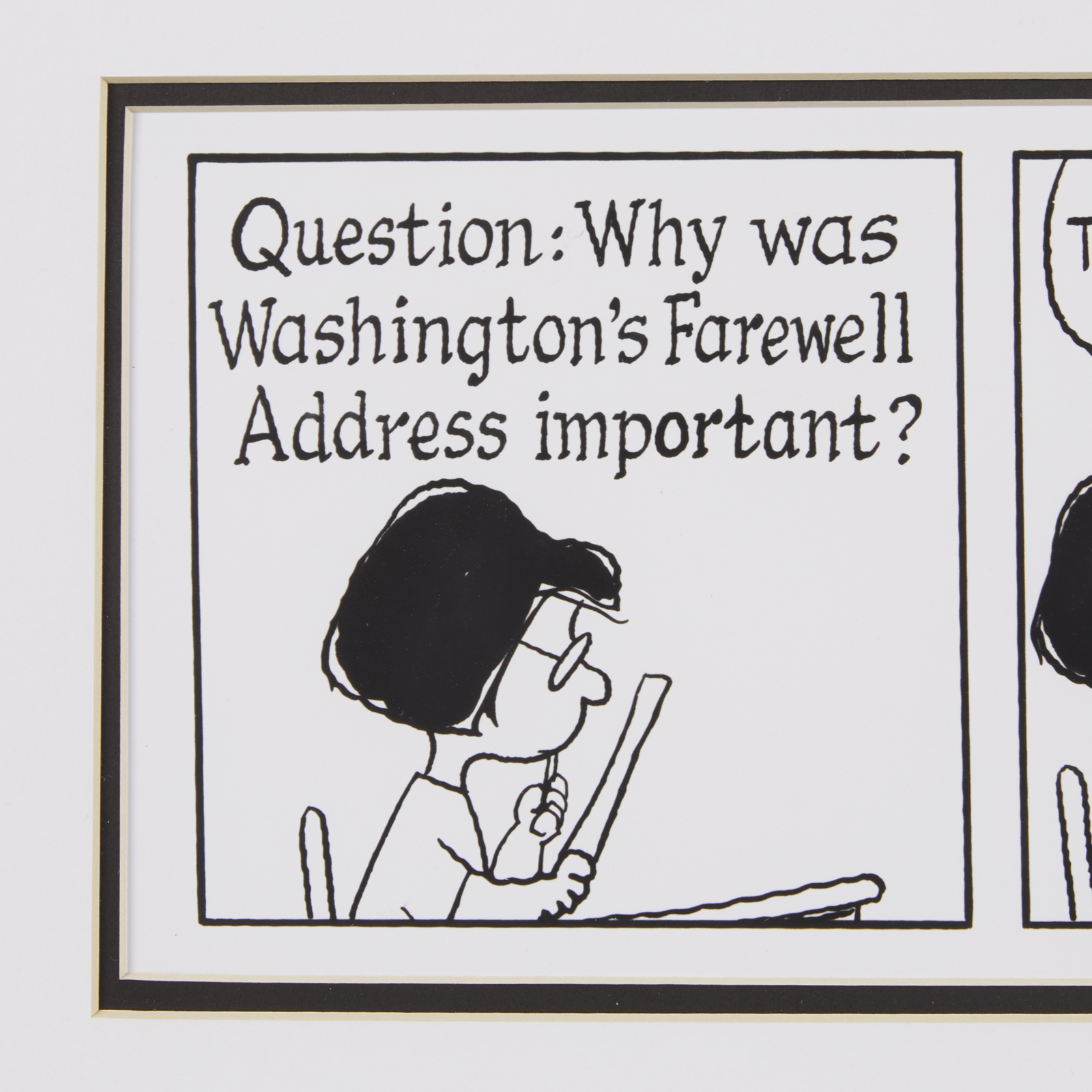 Peanuts Comic Strip Lithograph January 19, 1983 - Image 4 of 9
