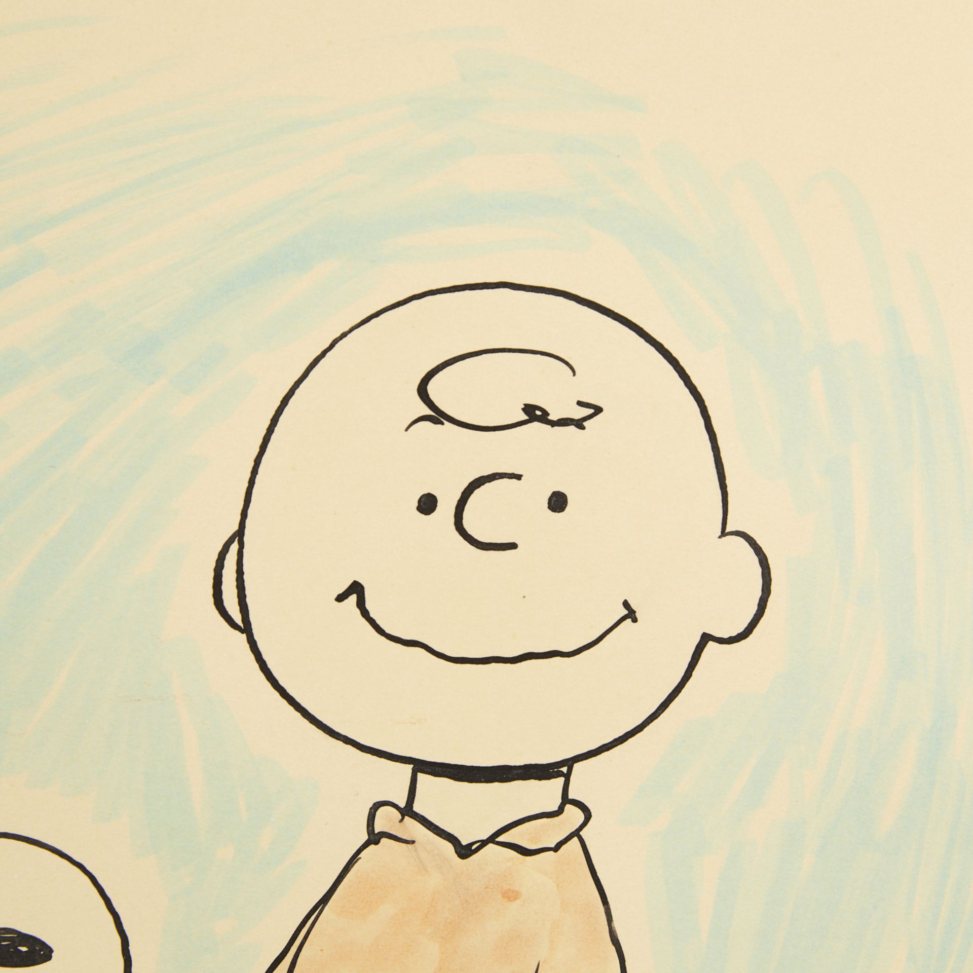Charles Schulz Drawing of Charlie Brown & Snoopy - Bild 5 aus 6