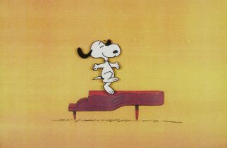 1970s Peanuts Animation Cel of Snoopy