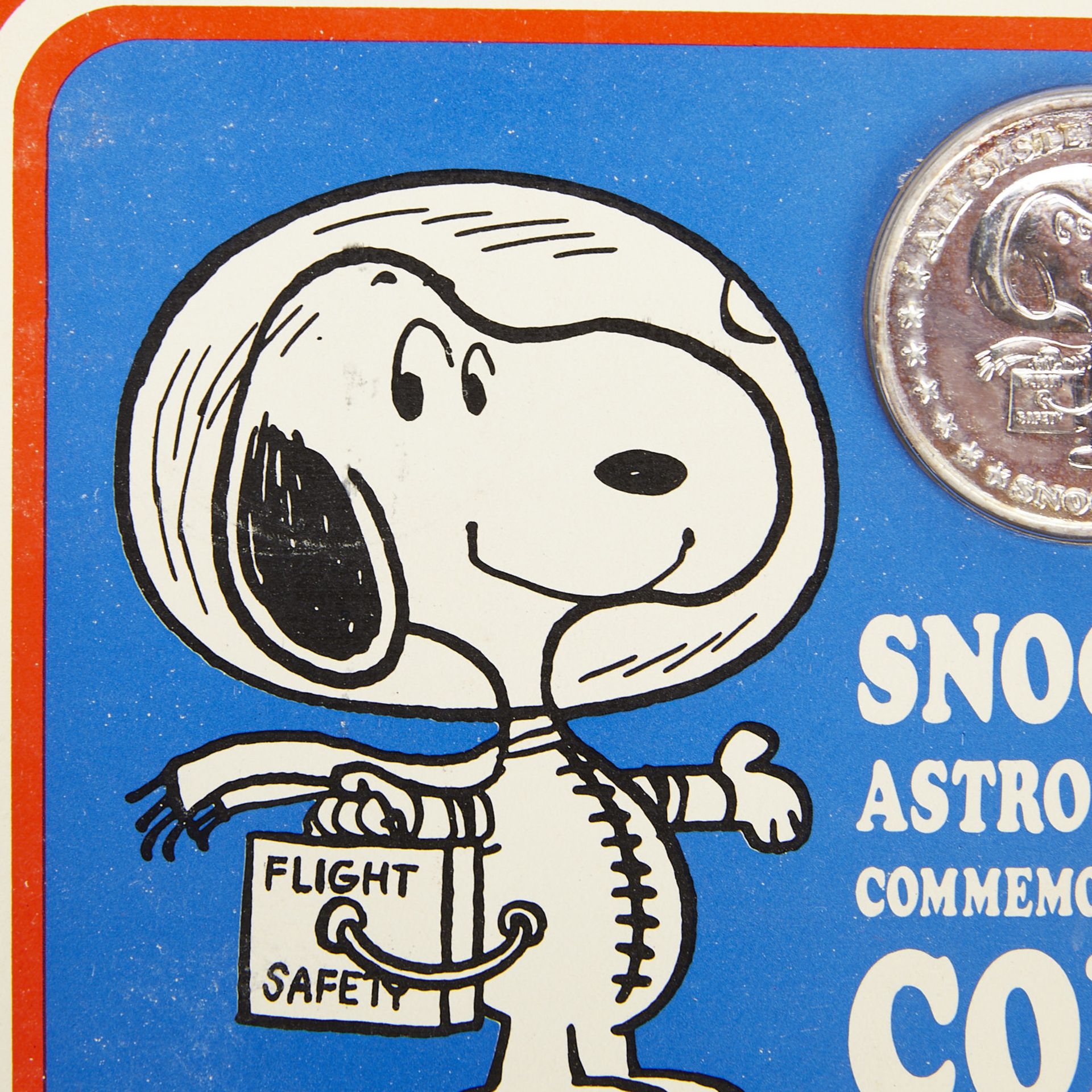 2 1969 Snoopy Astronaut Commemorative Coins - Bild 4 aus 6