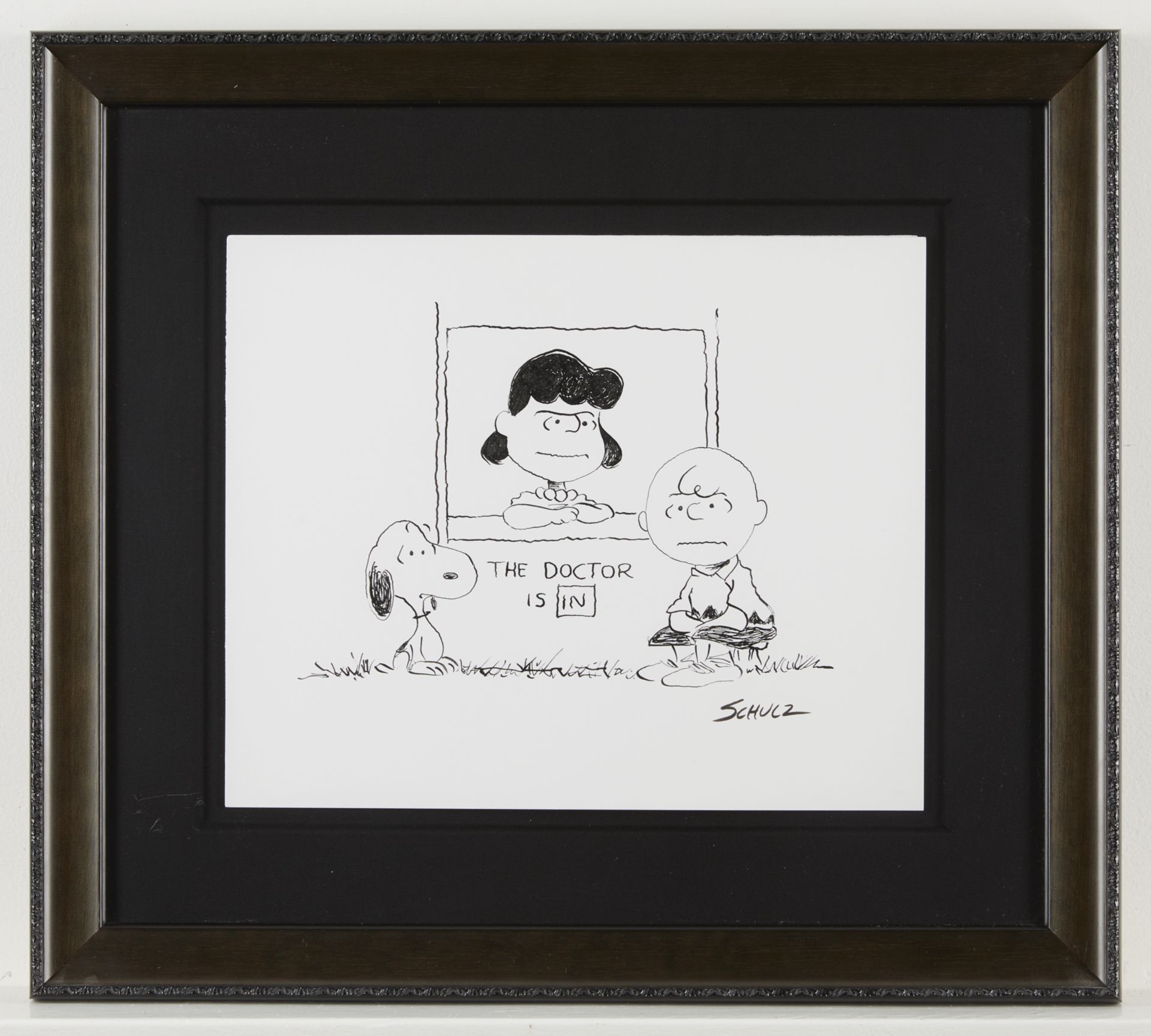 Charles Schulz Original Peanuts Drawing - Image 3 of 6