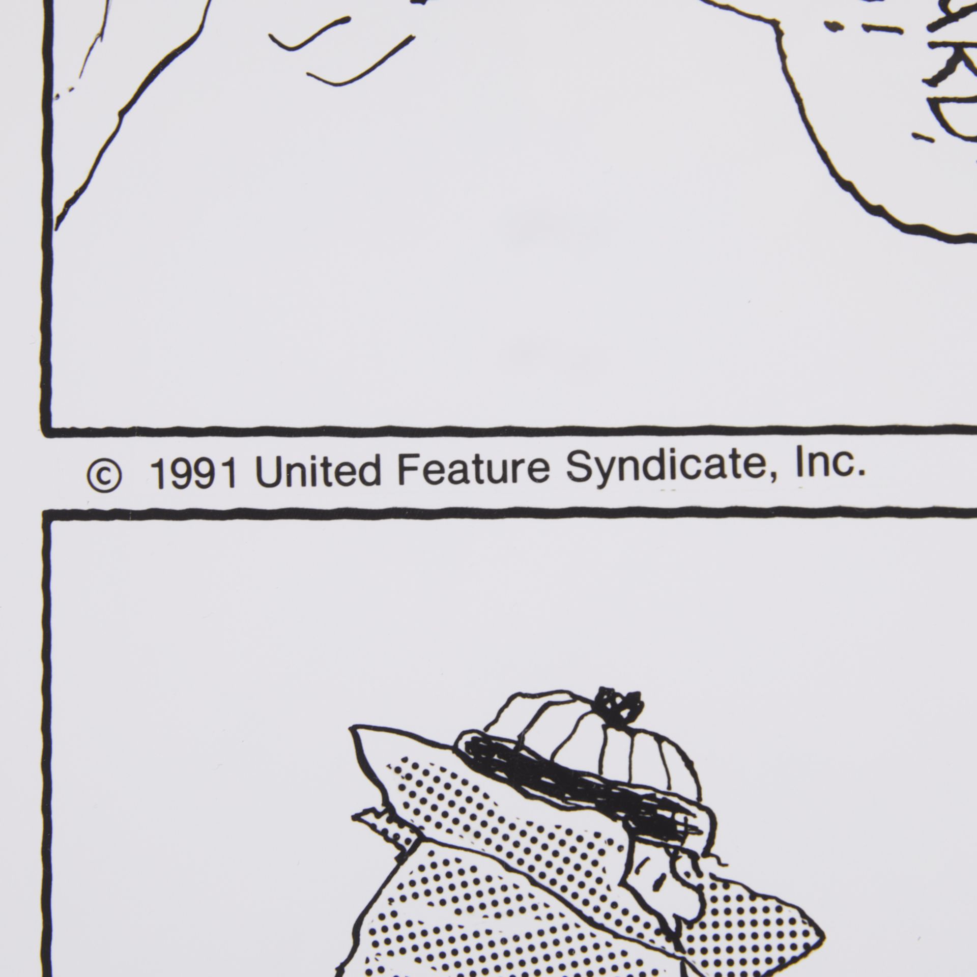 Peanuts Comic Strip Lithograph December 13, 1991 - Bild 5 aus 7