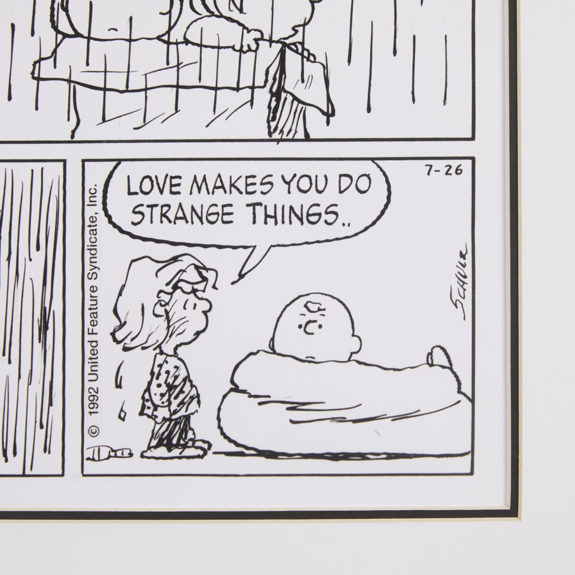 Peanuts Comic Strip Lithograph July 26, 1992 - Bild 2 aus 7