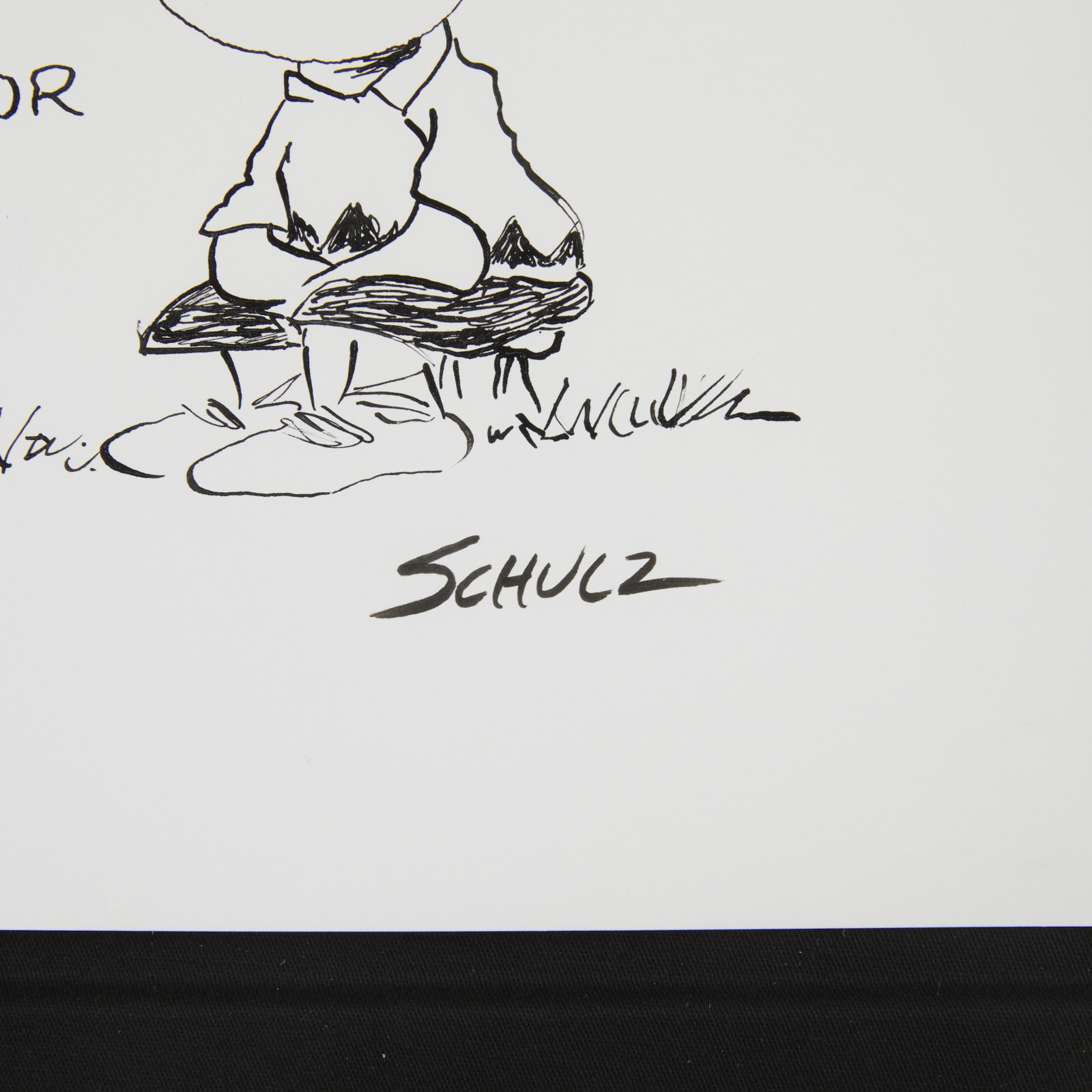 Charles Schulz Original Peanuts Drawing - Image 2 of 6