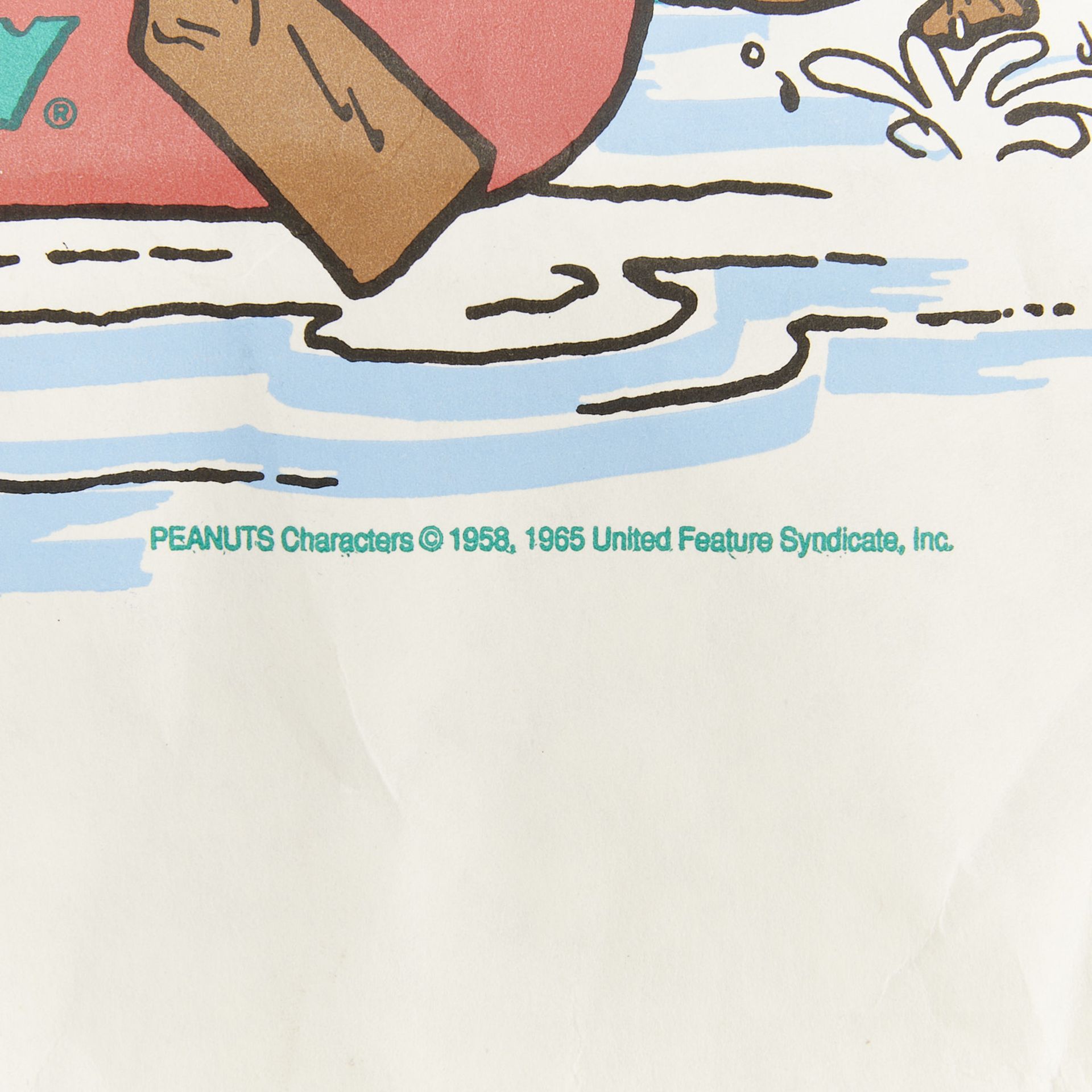 3 Vintage Camp Snoopy Gift Bags & Card - Bild 7 aus 8