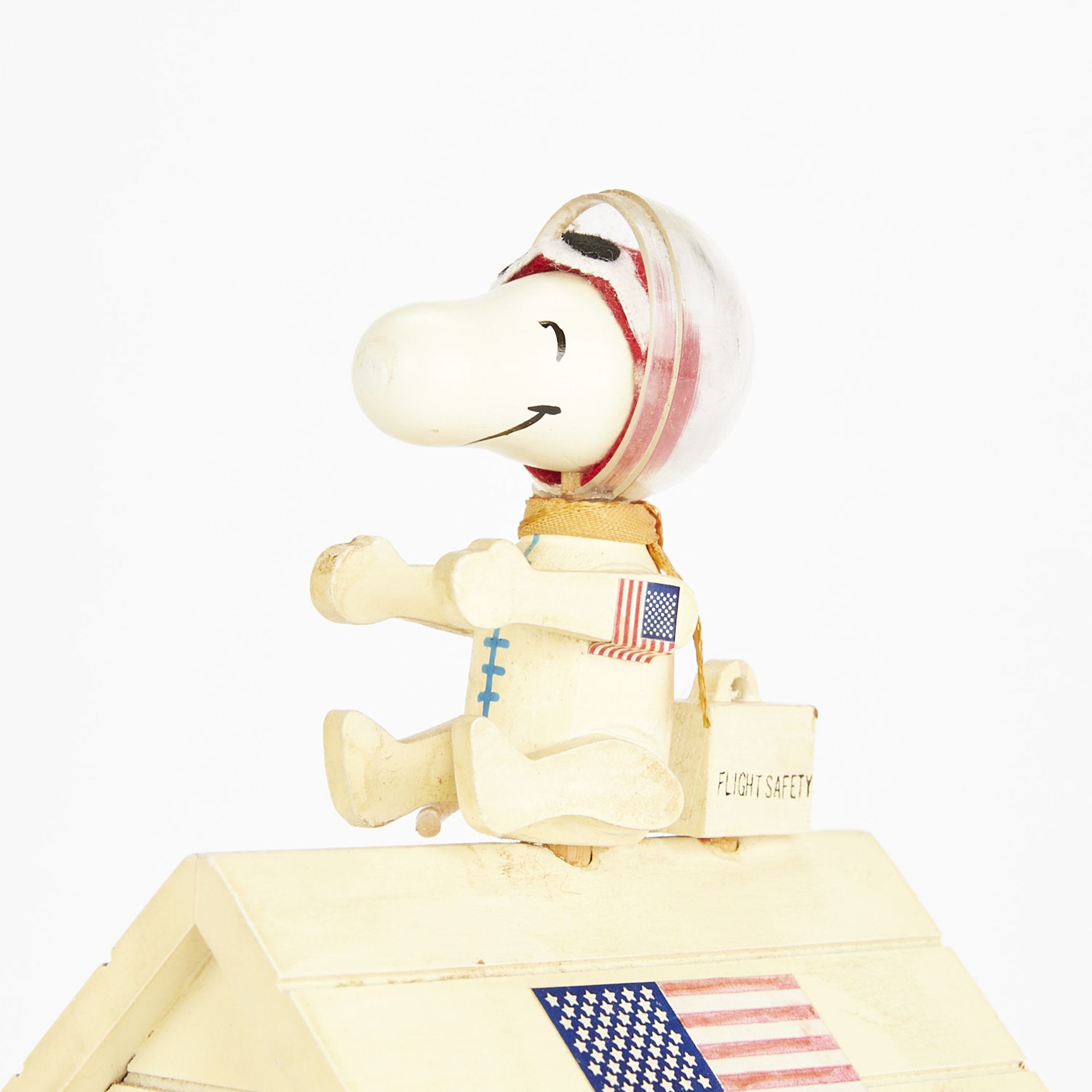 4 Snoopy Flying Ace & Astronaut Wood Toys - Bild 7 aus 14