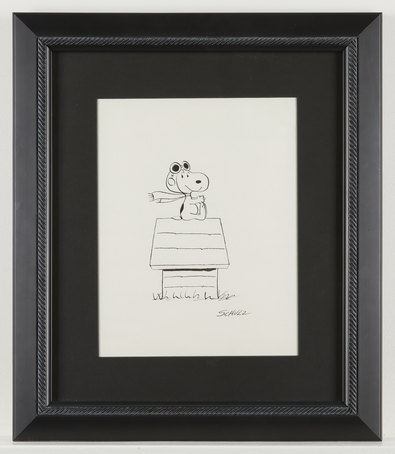 Charles Schulz Original Drawing Flying Ace Snoopy - Bild 3 aus 7