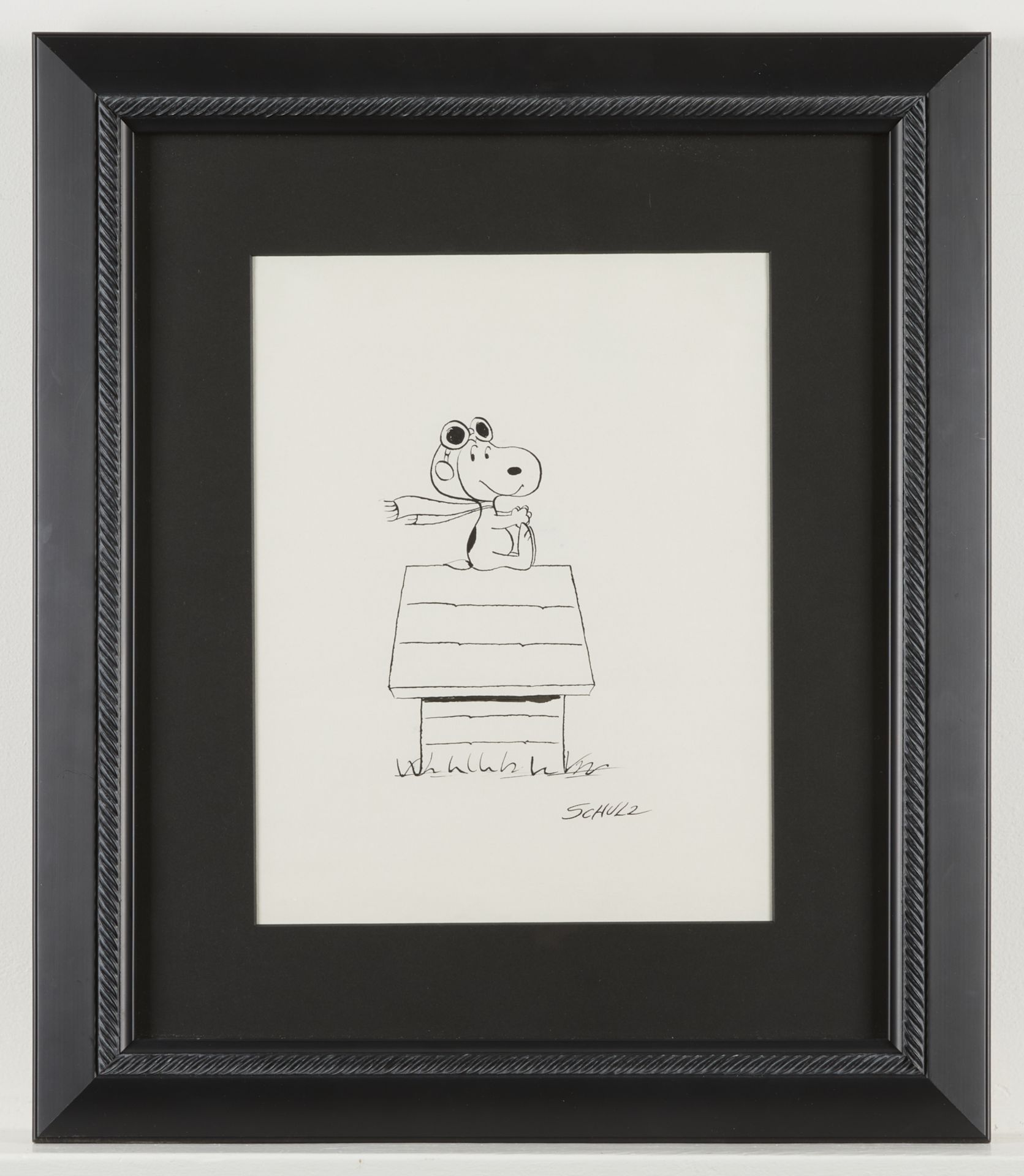 Charles Schulz Original Drawing Flying Ace Snoopy - Image 3 of 7