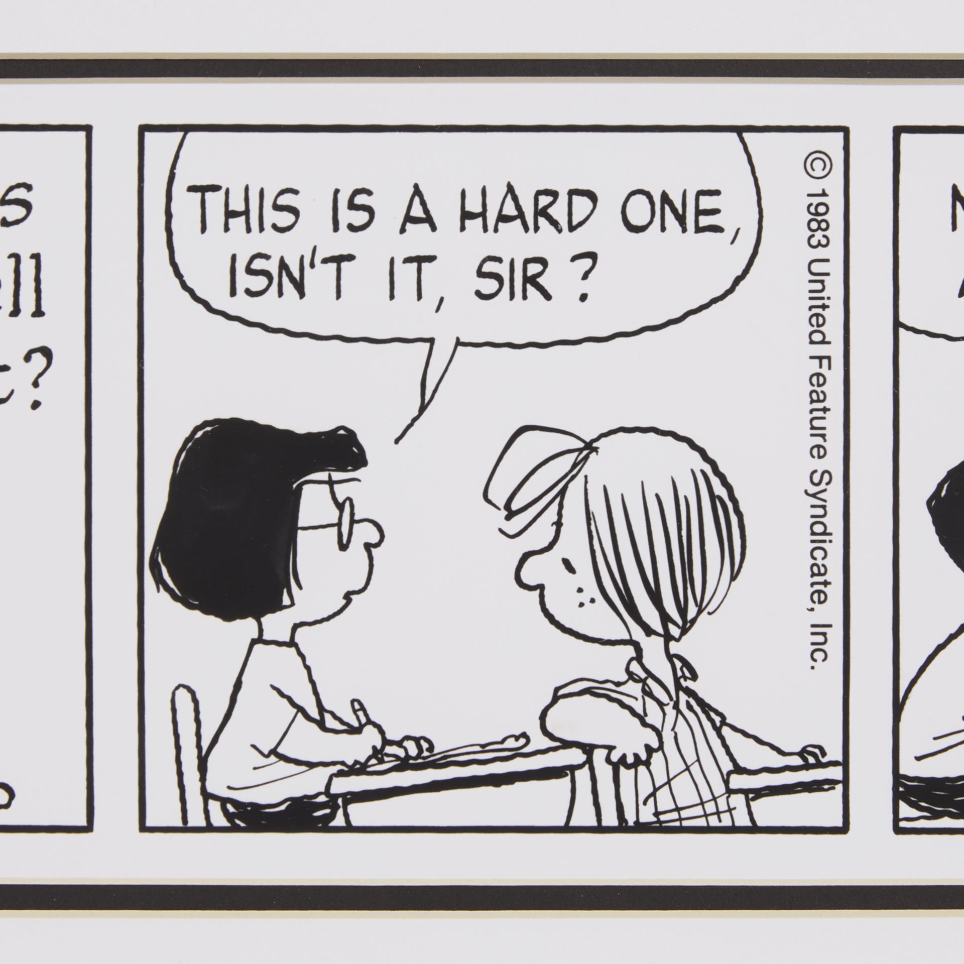 Peanuts Comic Strip Lithograph January 19, 1983 - Image 5 of 9