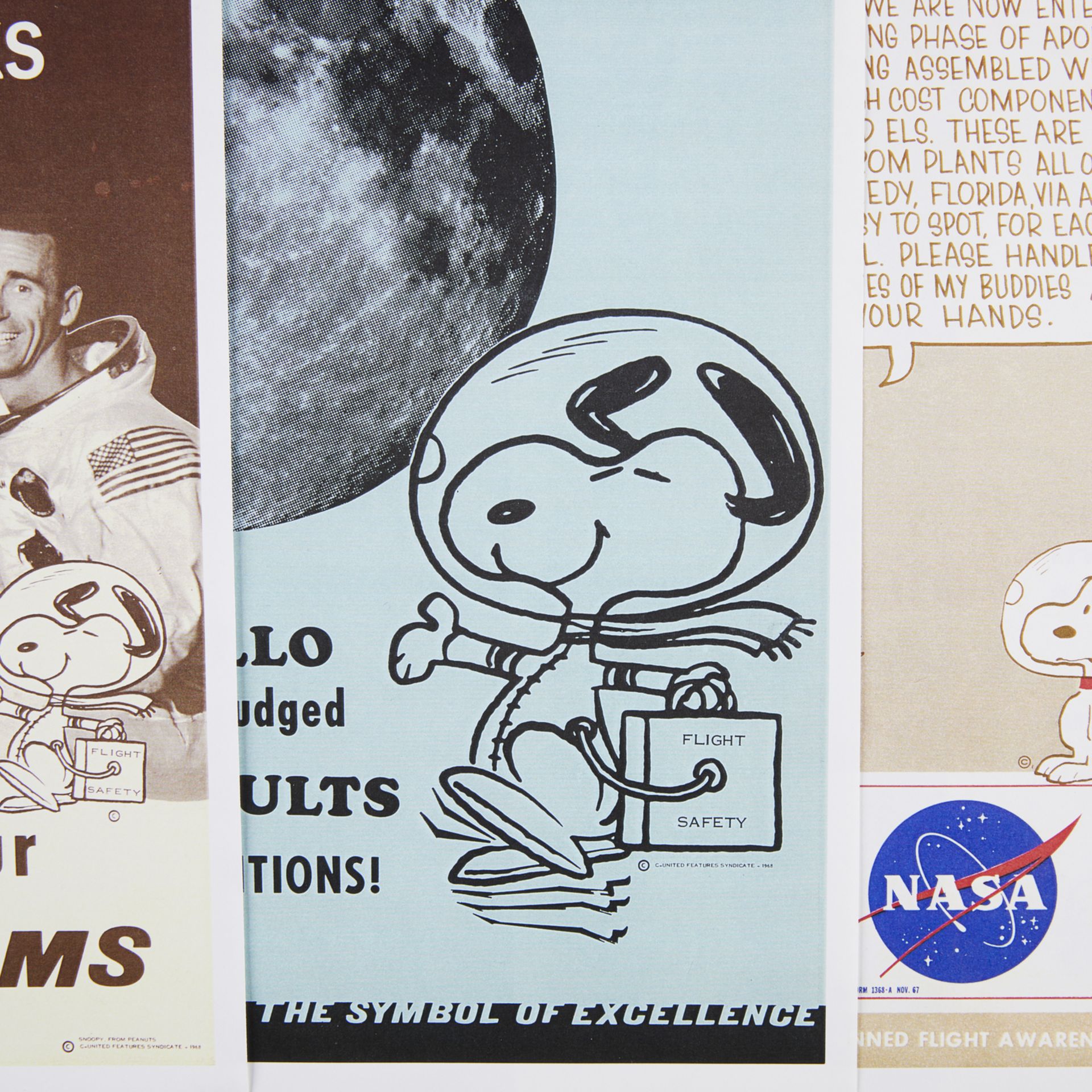 28 Peanuts NASA & Space Age Posters - Bild 17 aus 19