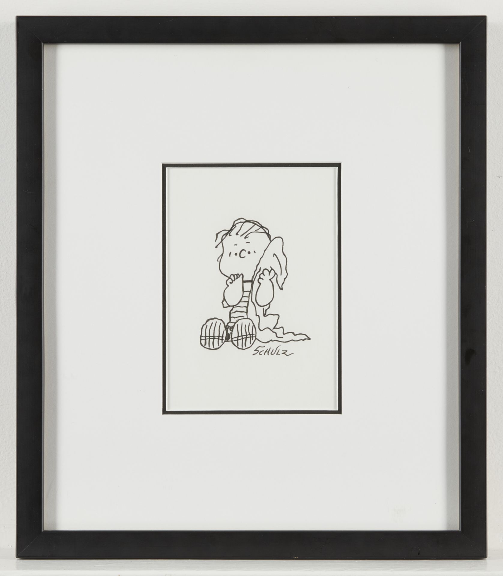 Charles Schulz Original Ink Drawing of Linus - Bild 3 aus 6