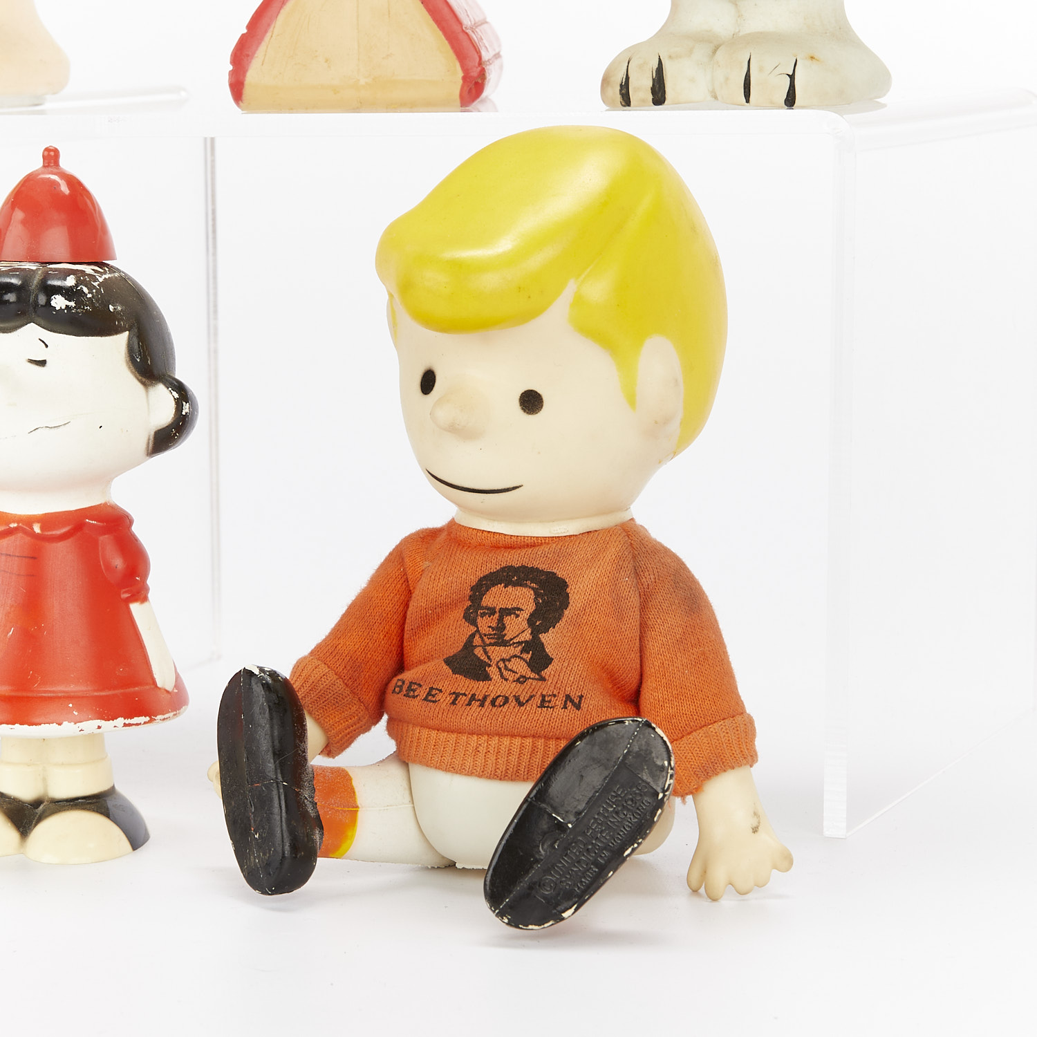 8 Vintage Rubber & Plastic Peanuts Toys - Image 4 of 8