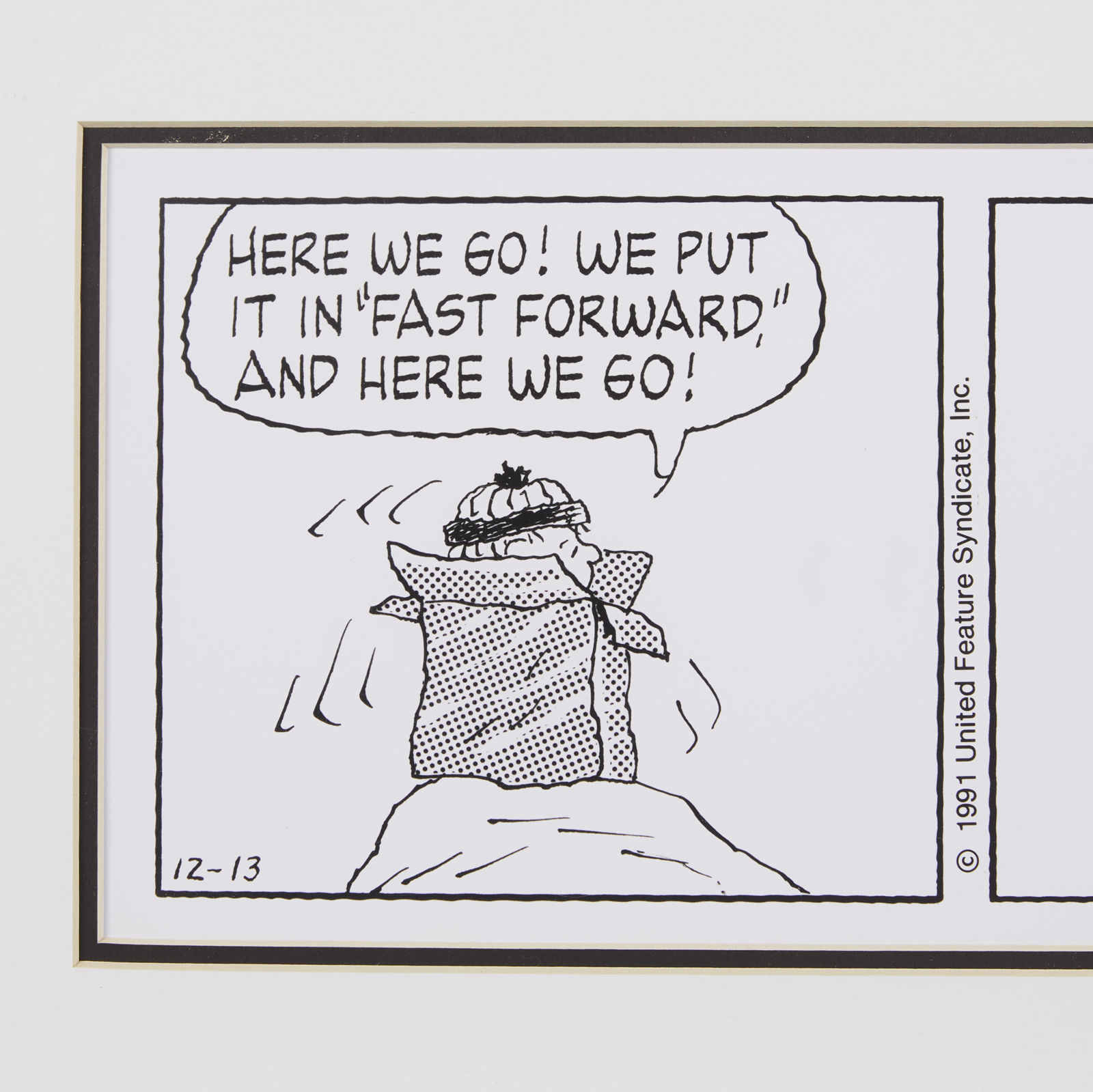Peanuts Comic Strip Lithograph December 13, 1991 - Image 3 of 7
