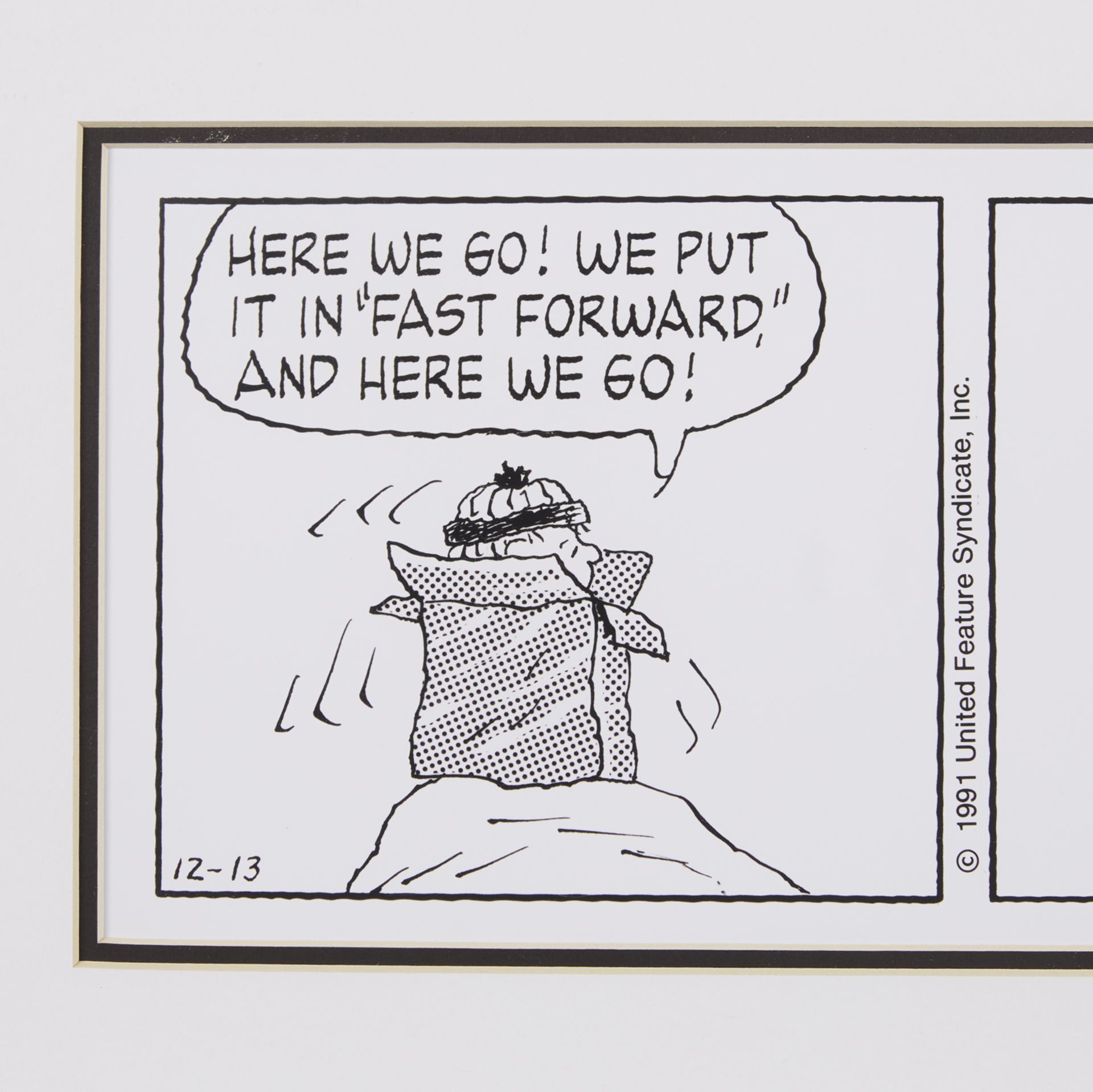 Peanuts Comic Strip Lithograph December 13, 1991 - Bild 3 aus 7